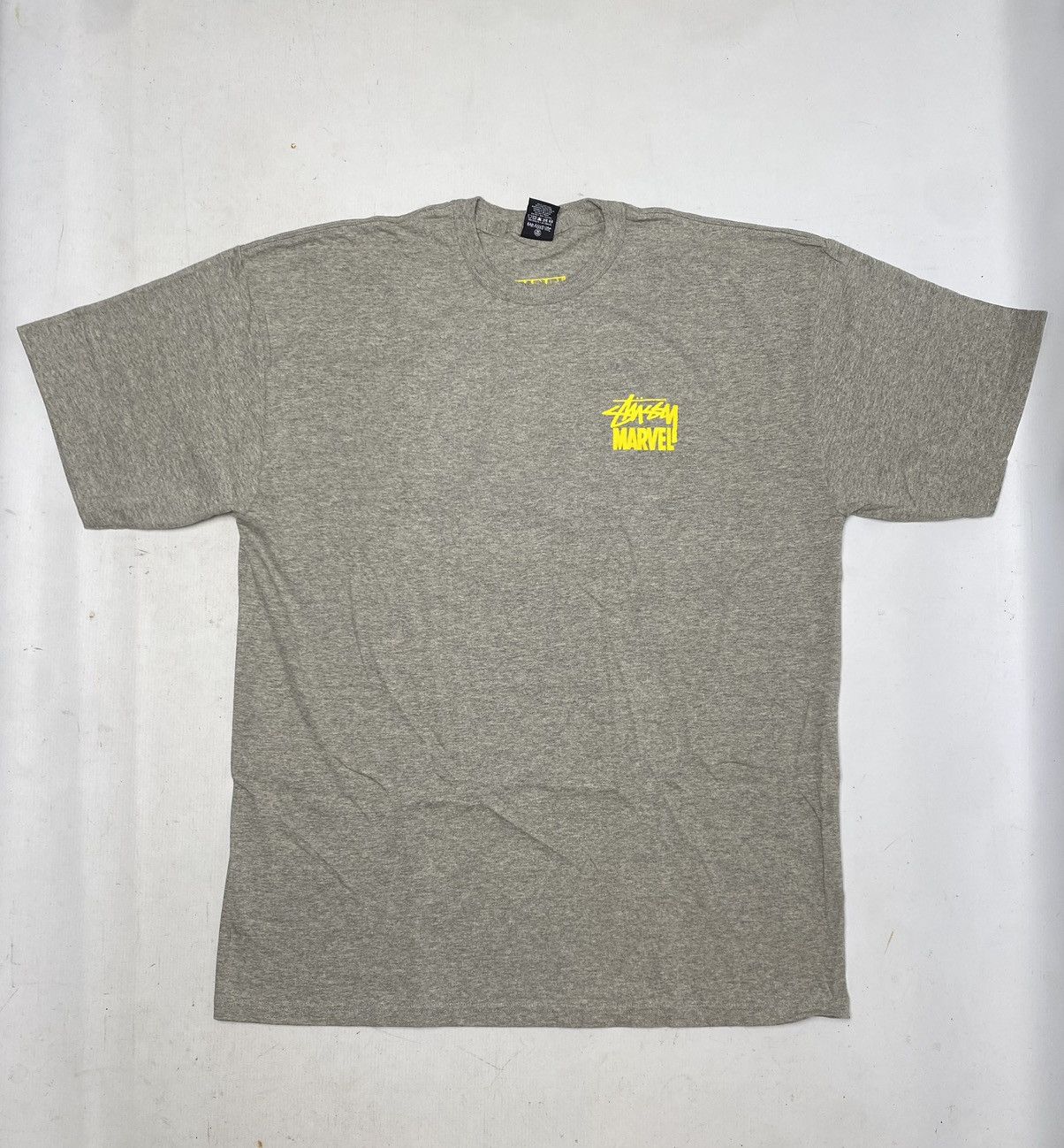 Stussy Stüssy x Marvel World Tour T-shirt, size XL, gray, new Size US XL / EU 56 / 4 - 3 Thumbnail