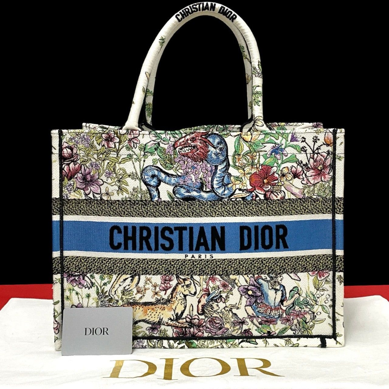 Dior Dior Tote Bag White Cotton Size ONE SIZE - 1 Thumbnail