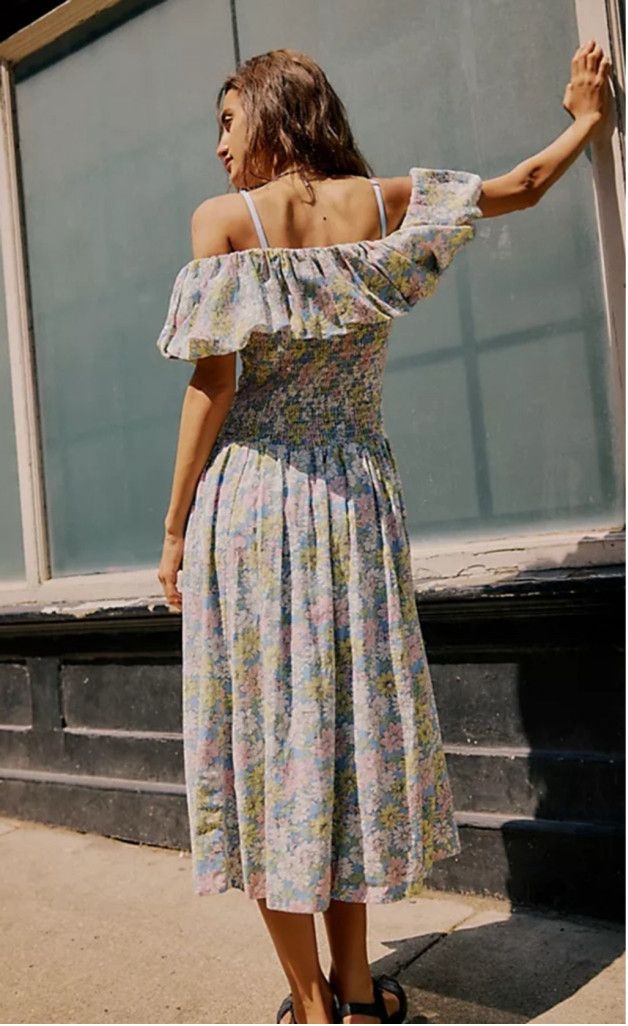lewis maxi dress NWOT Free People Lewis Floral Maxi Dress Small