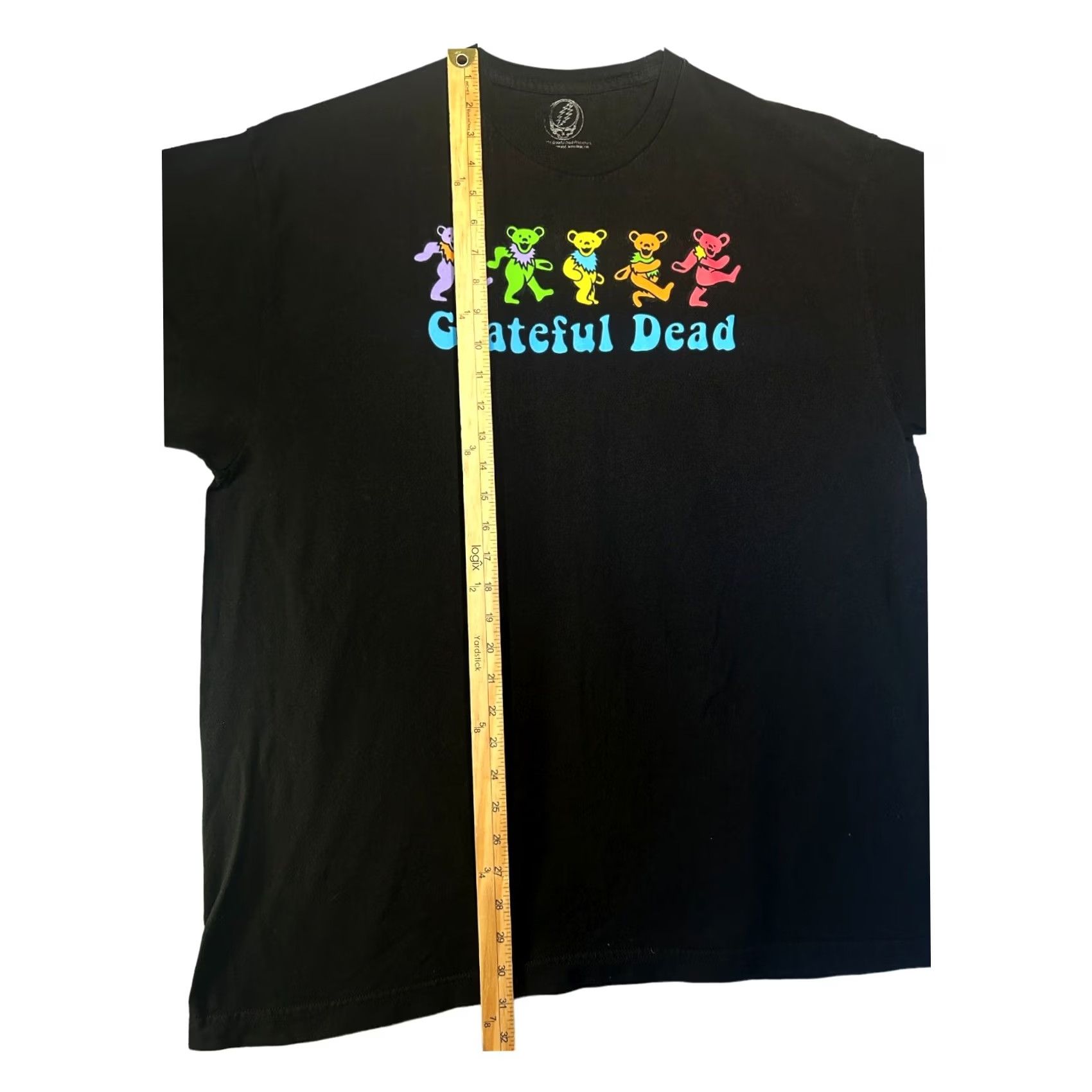 Vintage Grateful Dead Shirt Mens Dancing Bears Black 2XL Crew Neck Short Sleeve Cotton Size US XXL / EU 58 / 5 - 4 Thumbnail