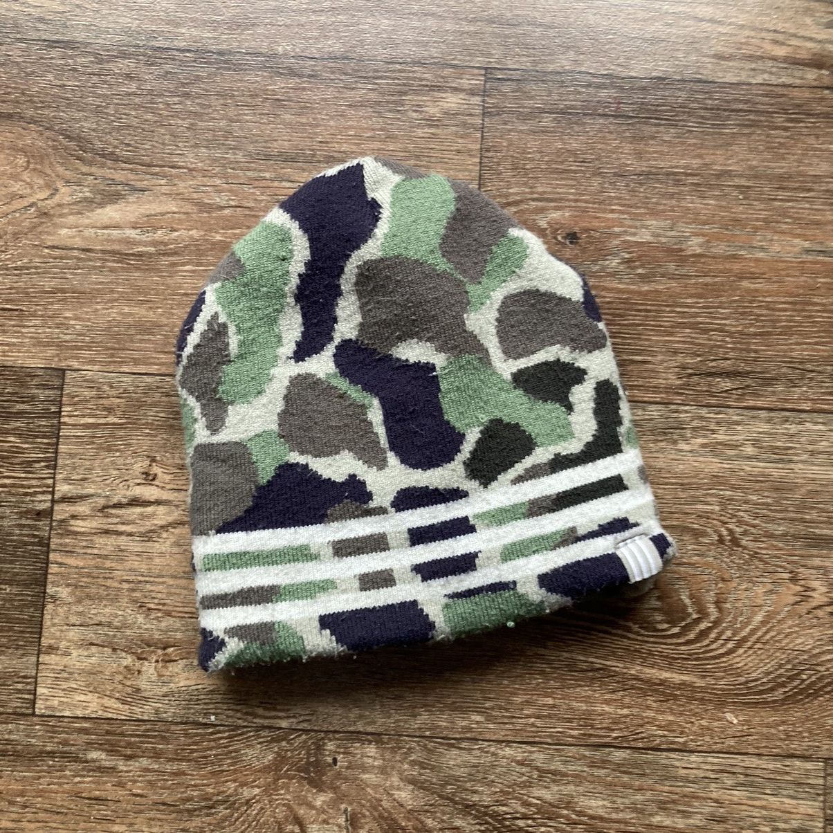 Adidas Vintage camo Adidas warm hat Size ONE SIZE - 1 Thumbnail