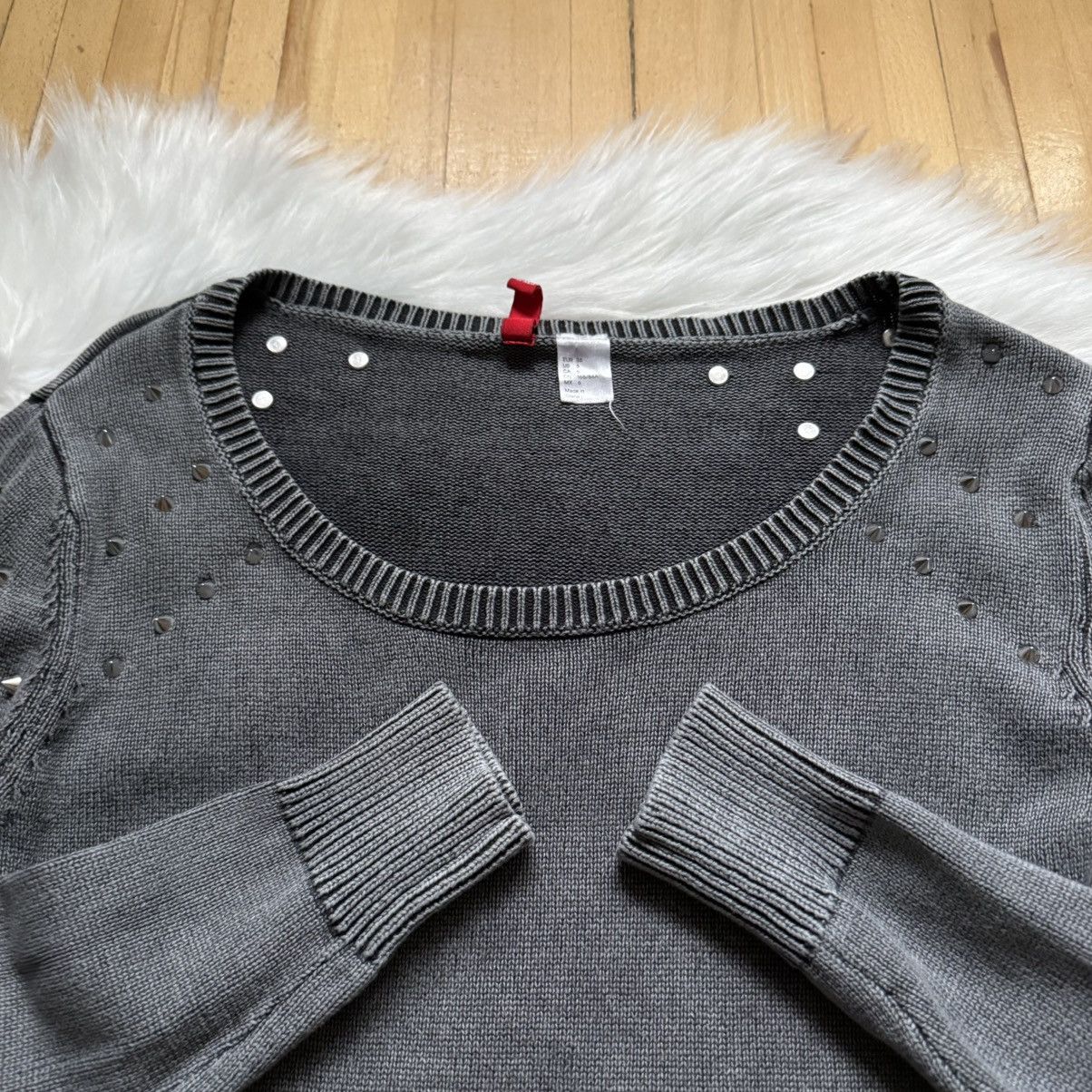 If Six Was Nine 📌 Crazy Spikes Washed Knitted Y2K Sweater Size S / US 4 / IT 40 - 7 Thumbnail