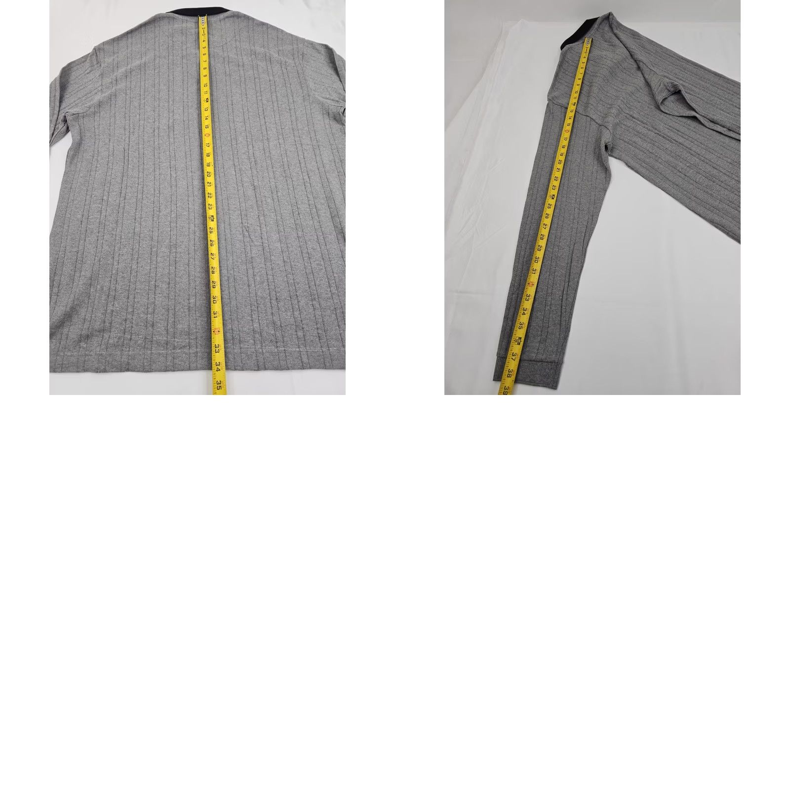Dockers VINTAGE Dockers Polo Shirt Men XL Gray Striped Ribbed Cotton Collared 2 Tone Black Collar Shirts Polo Size US XL / EU 56 / 4 - 9 Thumbnail