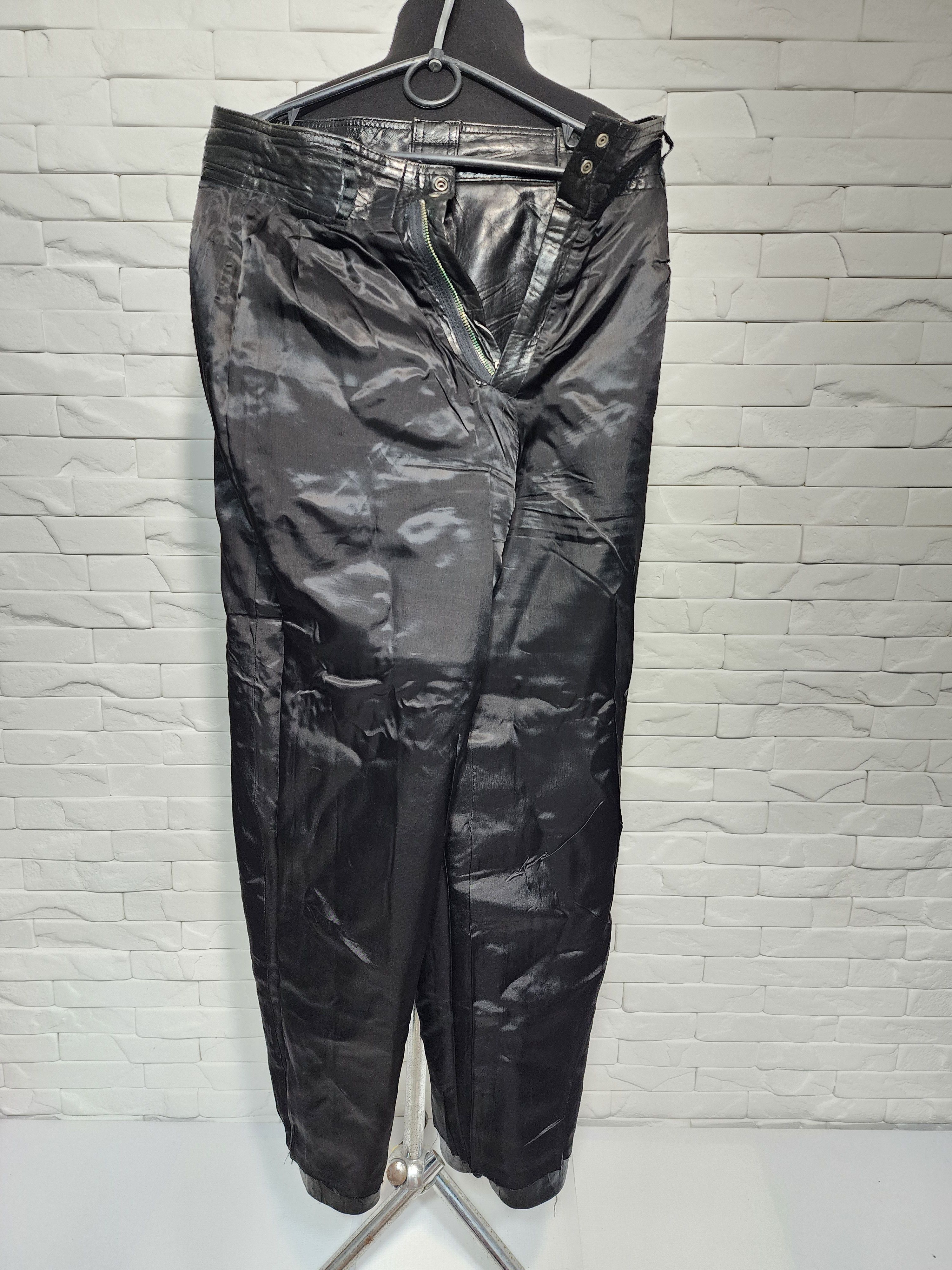 Genuine Leather Black leather men's pants. Size US 29 - 9 Thumbnail