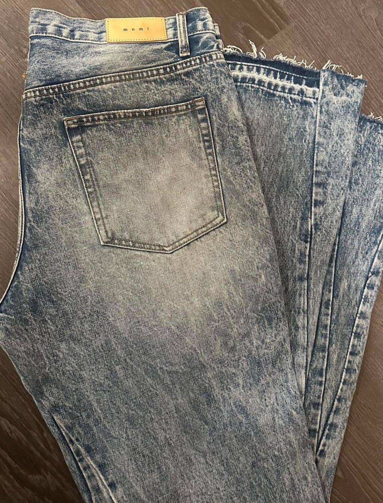 MNML MNML B455 FLARE DENIM BLUE Size US 36 / EU 52 - 2 Thumbnail