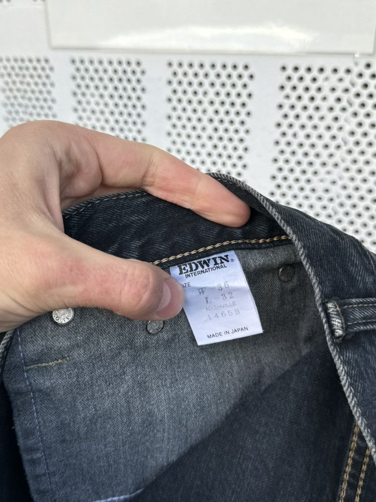 Edwin × Japanese Brand × Vintage Vintage Edwin Japan Denim Pants Jeans Black Size US 36 / EU 52 - 7 Thumbnail