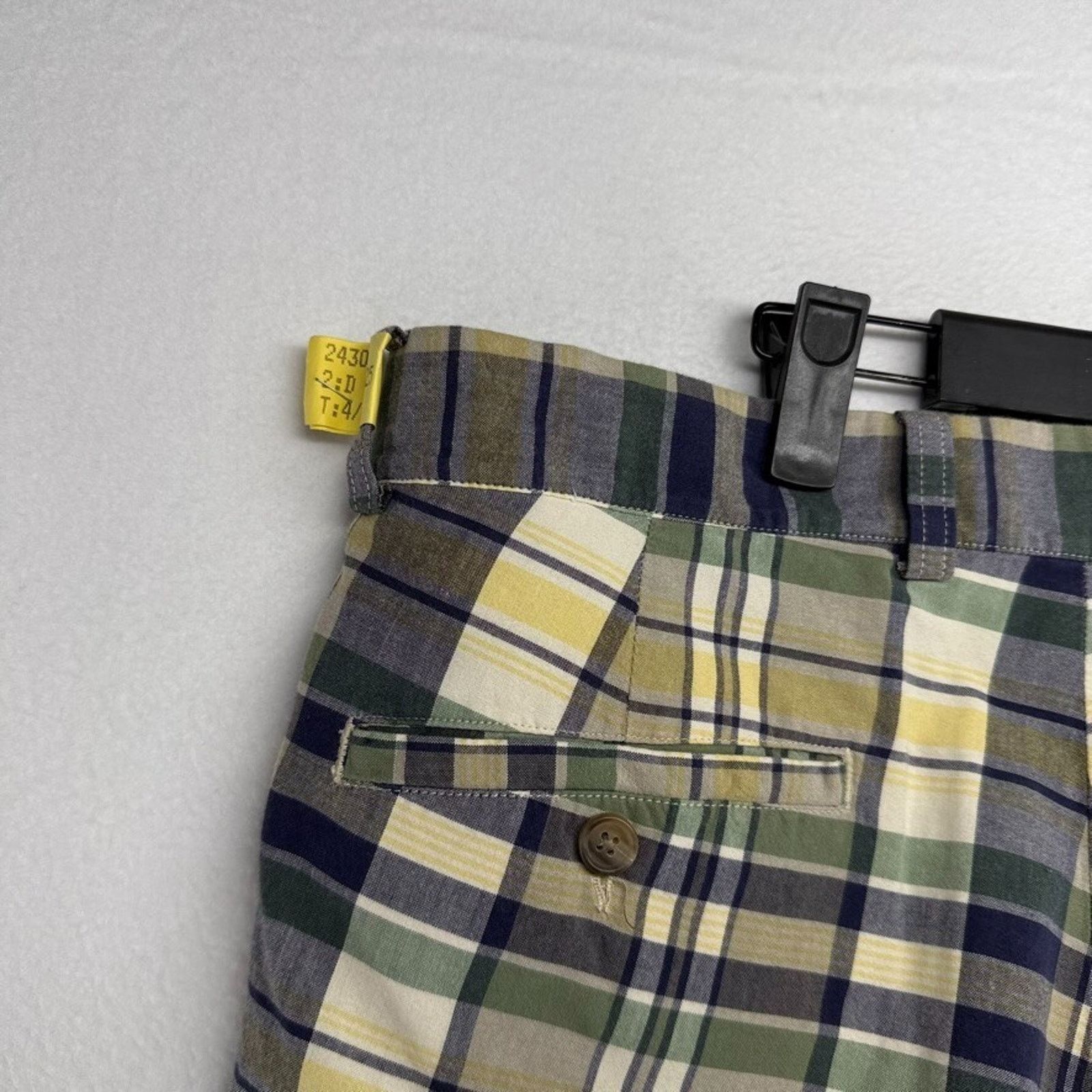 J.Crew J Crew Pants men's 34x32 Green Plaid Preppy Golf Cricket Size US 34 / EU 50 - 7 Thumbnail