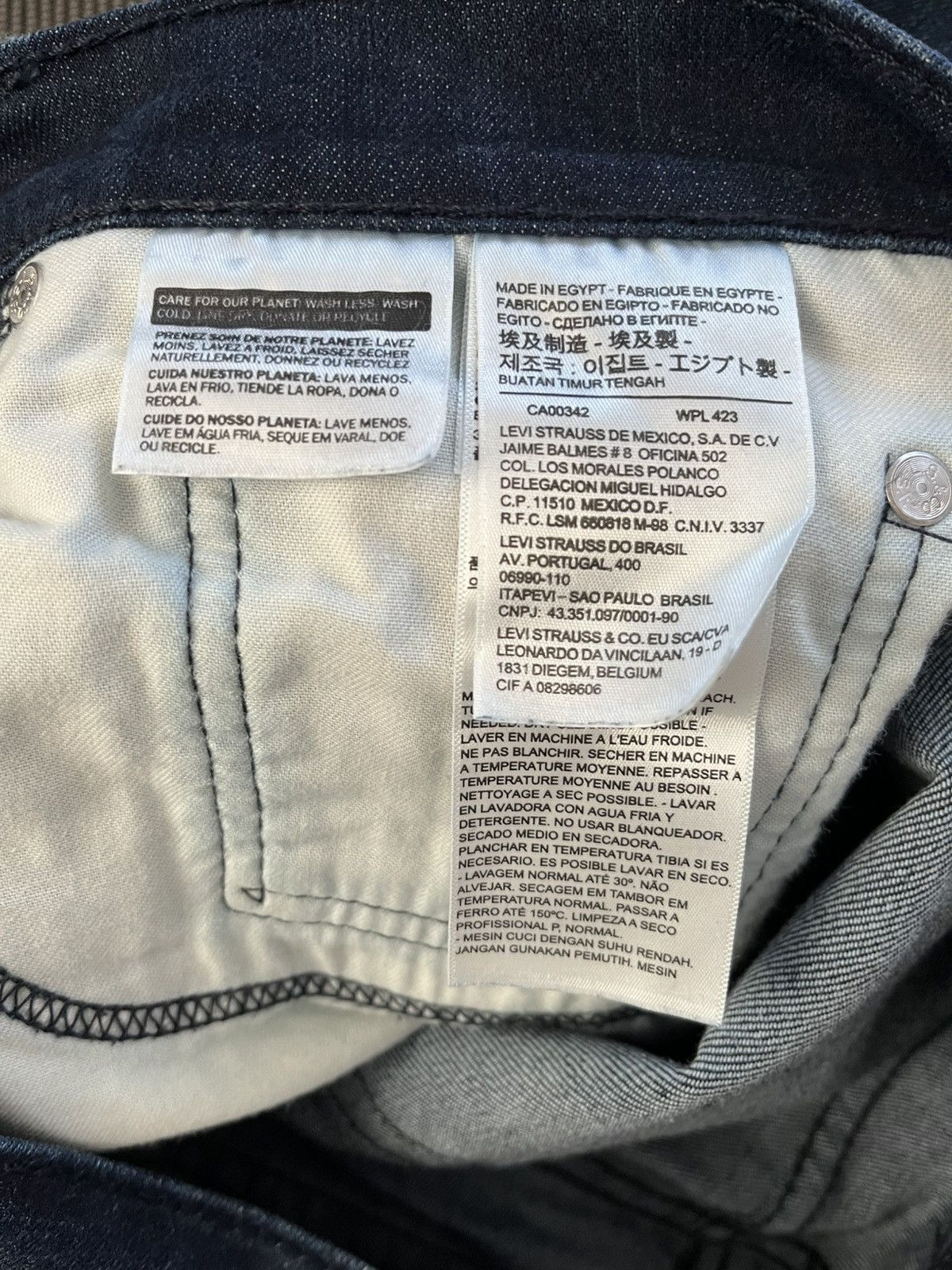 Levi's Levi’s 511 Dark Blue Wash Size US 36 / EU 52 - 4 Thumbnail
