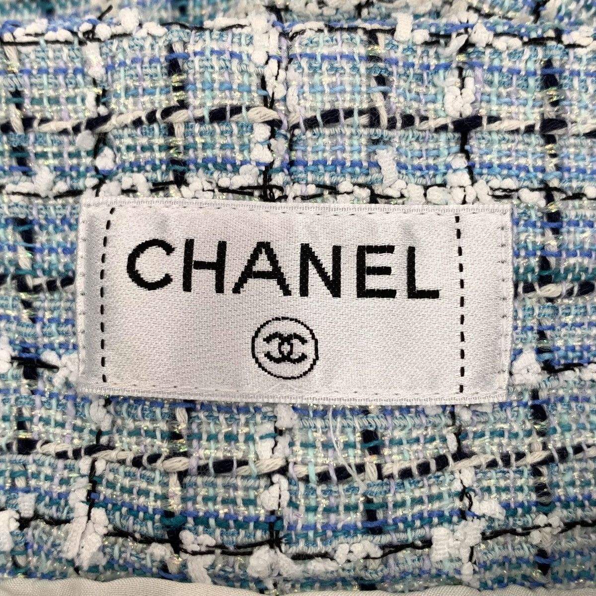 Chanel Chanel Cruise Collection Blue Woven Tweed Casual Pants K26WX Size 26" / US 2 / IT 38 - 7 Thumbnail