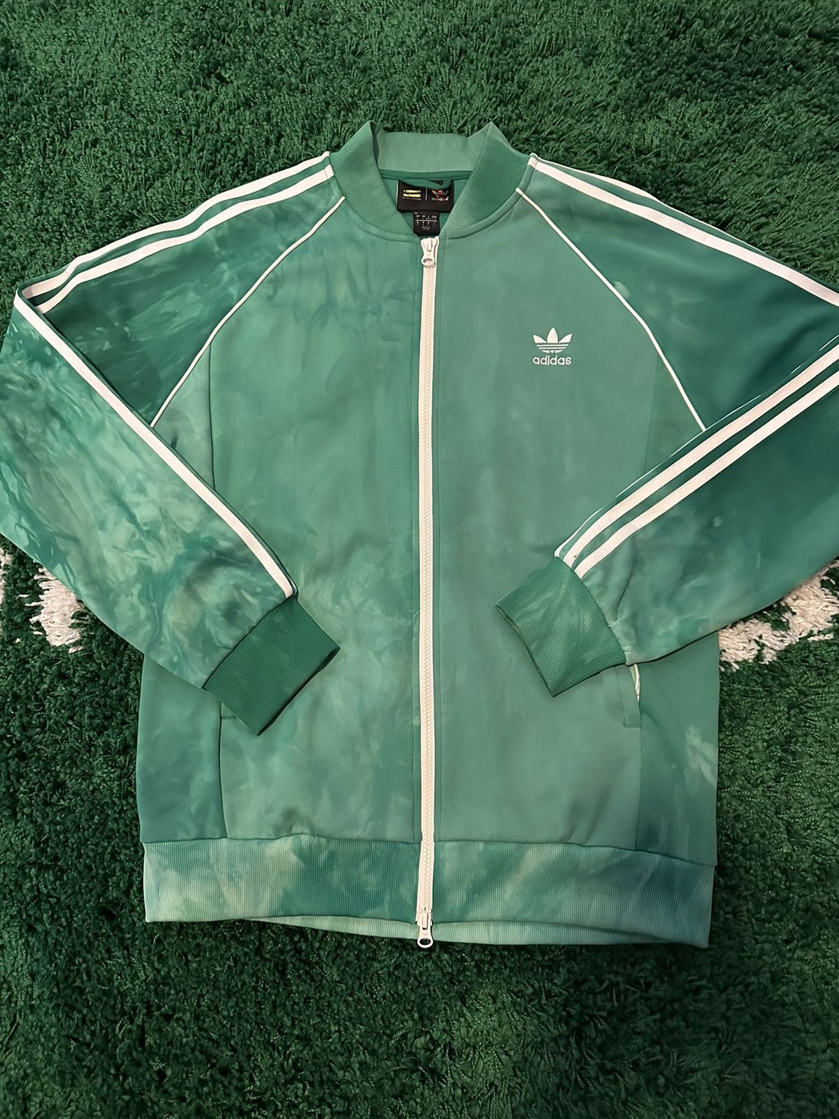 Adidas × Pharrell Adidas x Pharrell Jacket Tie Dye Green Large Size US L / EU 52-54 / 3 - 1 Thumbnail