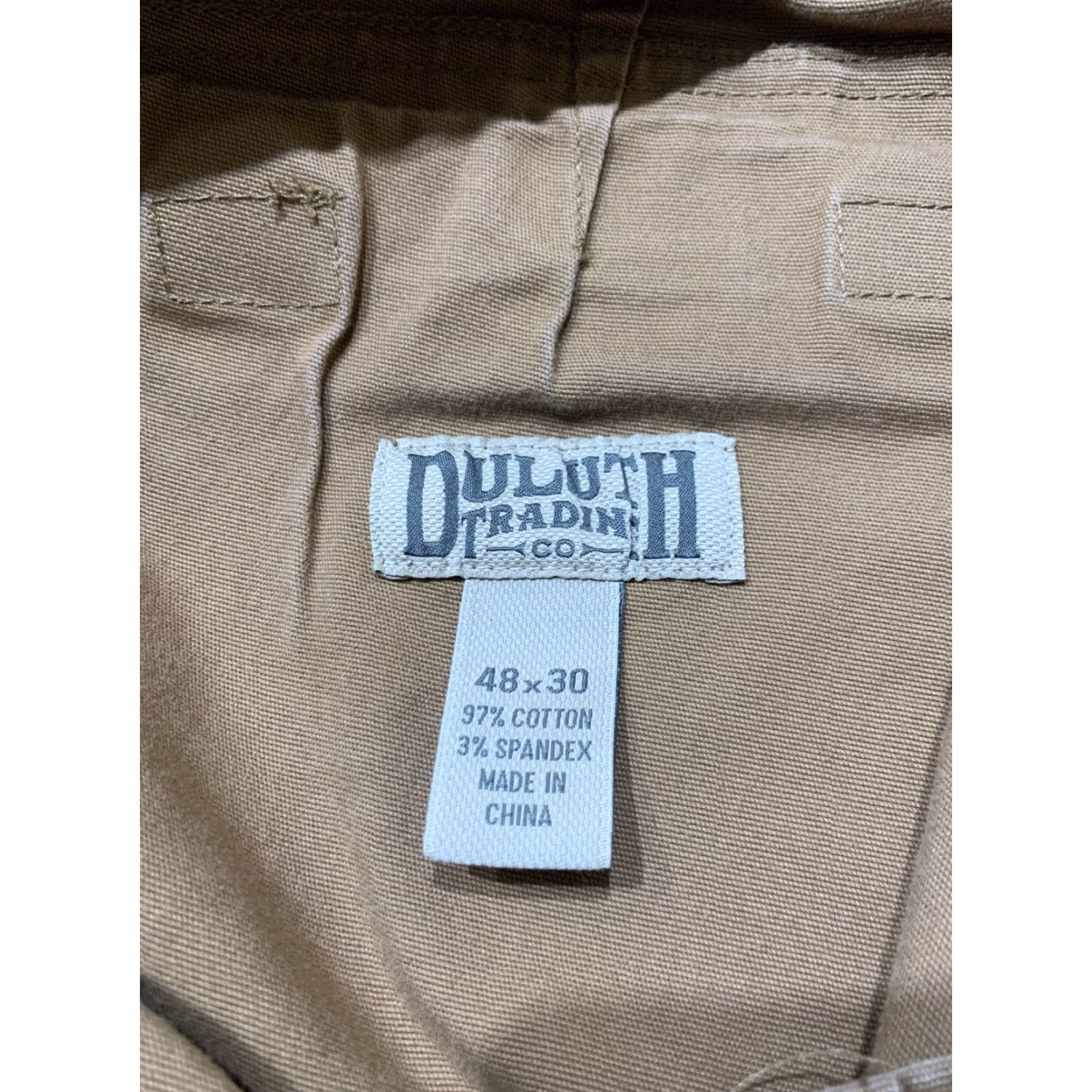 Vintage DULUTH TRADING Men's Big & Tall 48x30 Fire Hose Carpenter Pants Brown Canvas Relaxed Size US 32 / EU 48 - 7 Thumbnail