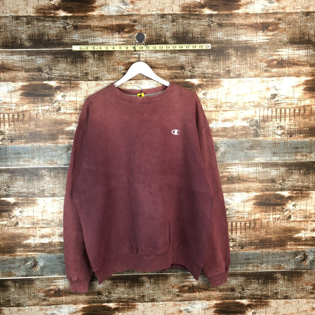 Champion Champion Faded vintage Maroon Sweatshirt #A1983 Size US L / EU 52-54 / 3 - 1 Thumbnail