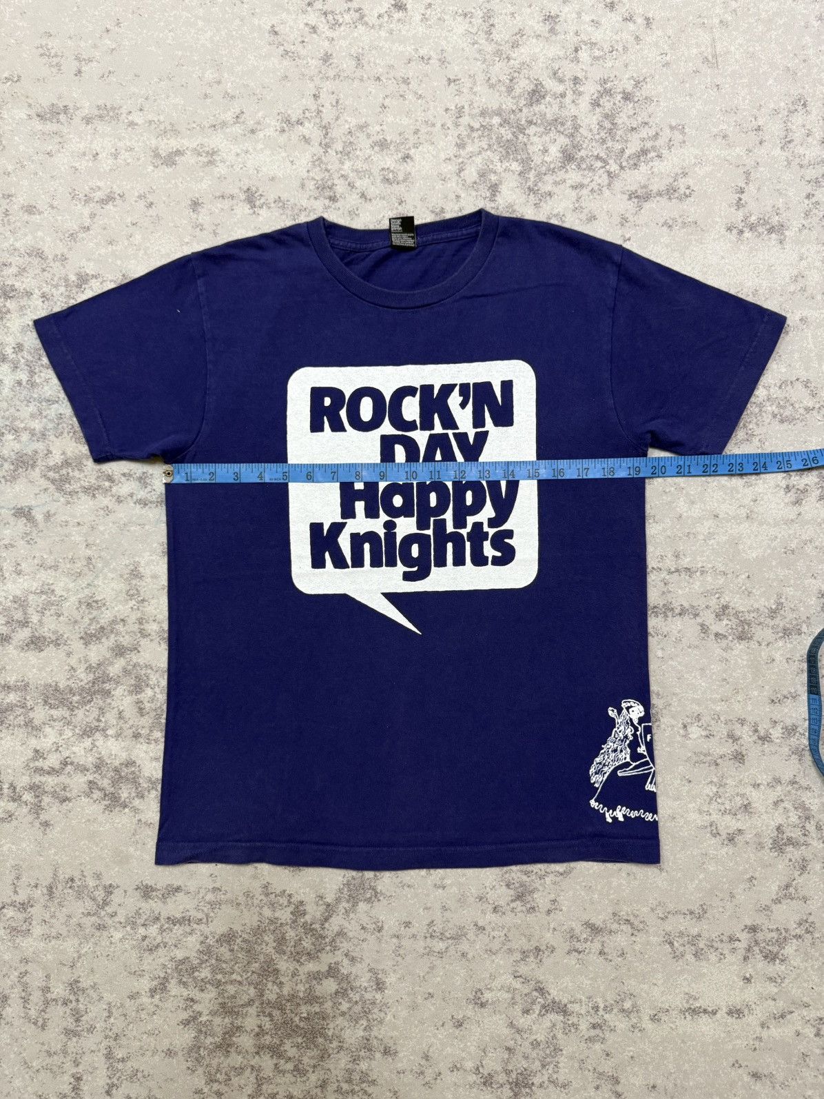 Vintage Design Tshirt Store Graniph Rock’N Day Happy Knight Biglogo Size US S / EU 44-46 / 1 - 13 Thumbnail