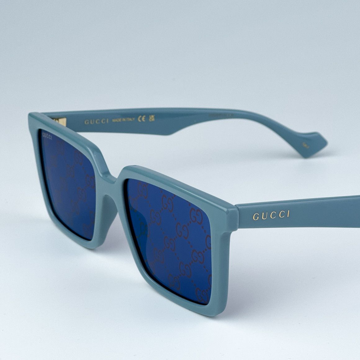 Gucci NEW Gucci GG1540S 003 Men Square 55mm Sunglasses GG 1540S Size ONE SIZE - 4 Thumbnail