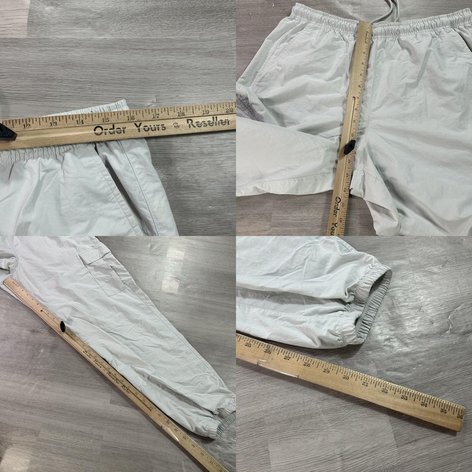 Nike Nike Pants Mens Medium Gray Nylon Cargo Jogger Elastic Waist Pockets HJ1990-025 Size US 31 - 8 Thumbnail