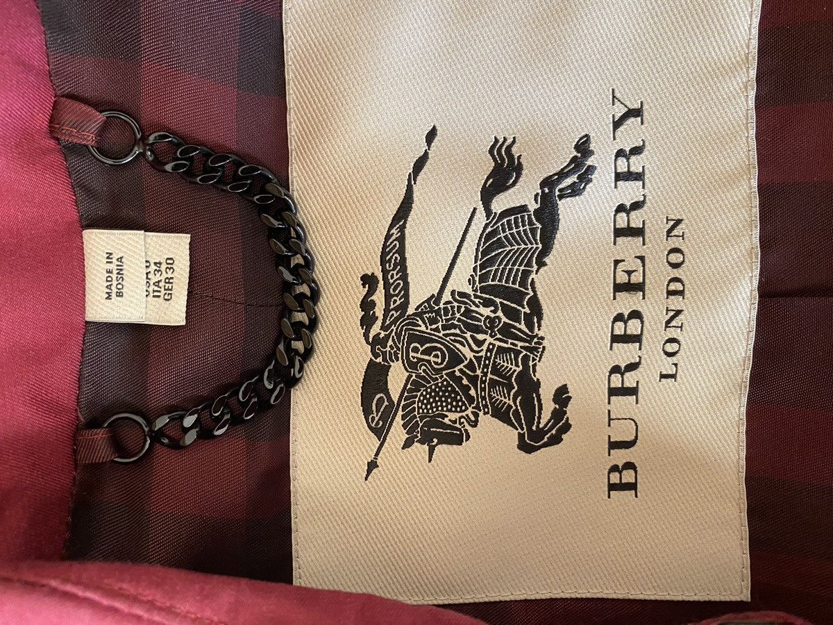 Burberry Burberry Trench Cropped Size XXS / US 00 / IT 34 - 6 Thumbnail