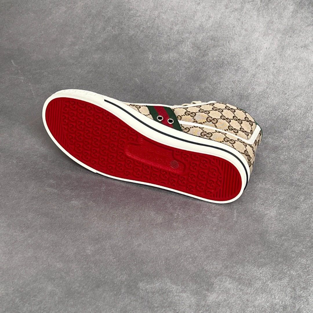 Gucci Gucci GG Supreme Embroidered High-Top Sneaker Size US 8 / EU 41 - 8 Thumbnail