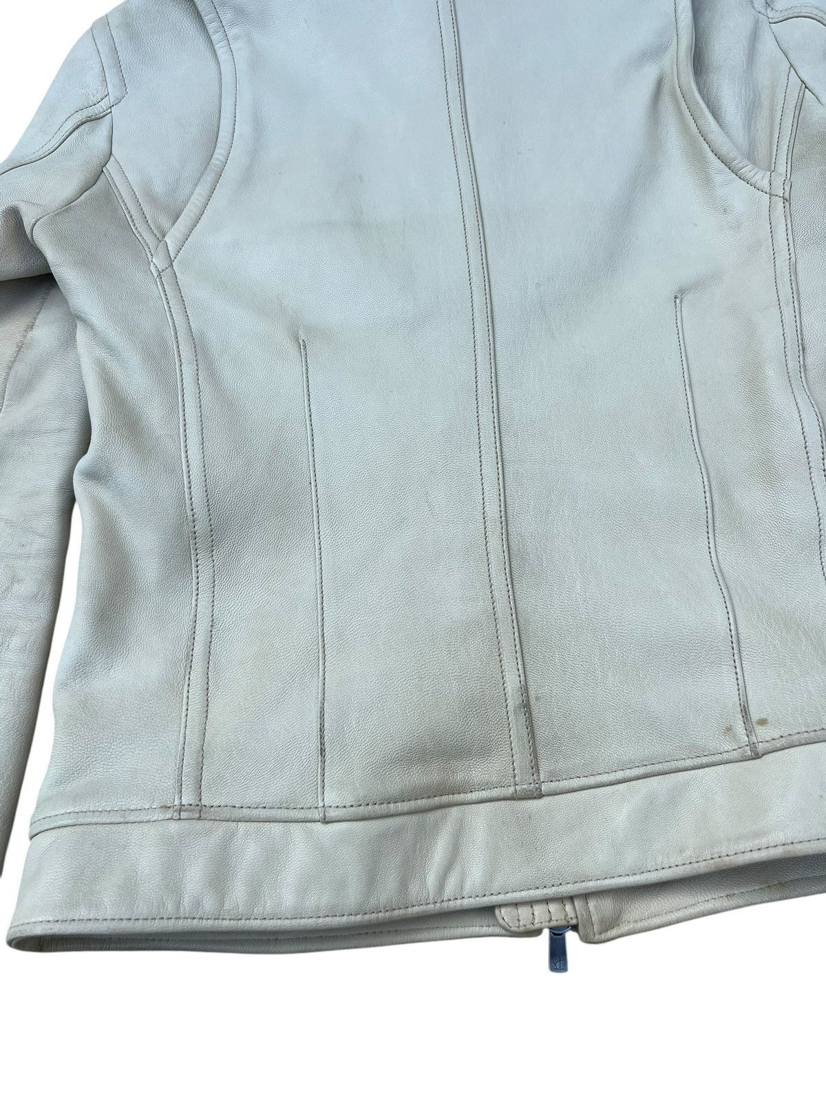 JACKROSE Jackrose Luv Maison Patina Stains Leather Racer Jacket Size US S / EU 44-46 / 1 - 22 Thumbnail