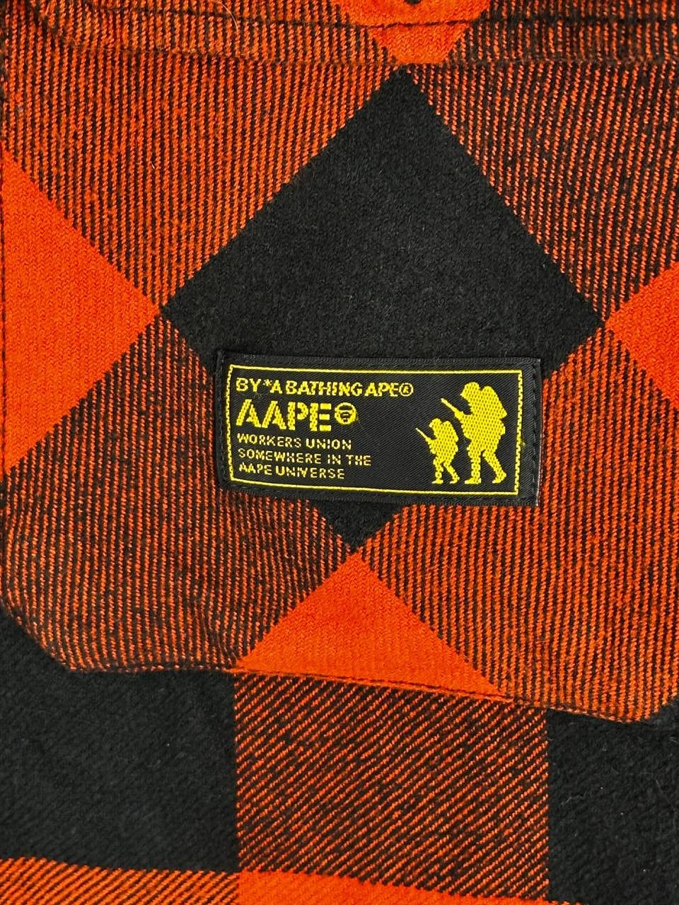 Aape × Bape AAPE BY A BATHING APE Check Overshirt Size L Size US L / EU 52-54 / 3 - 9 Thumbnail