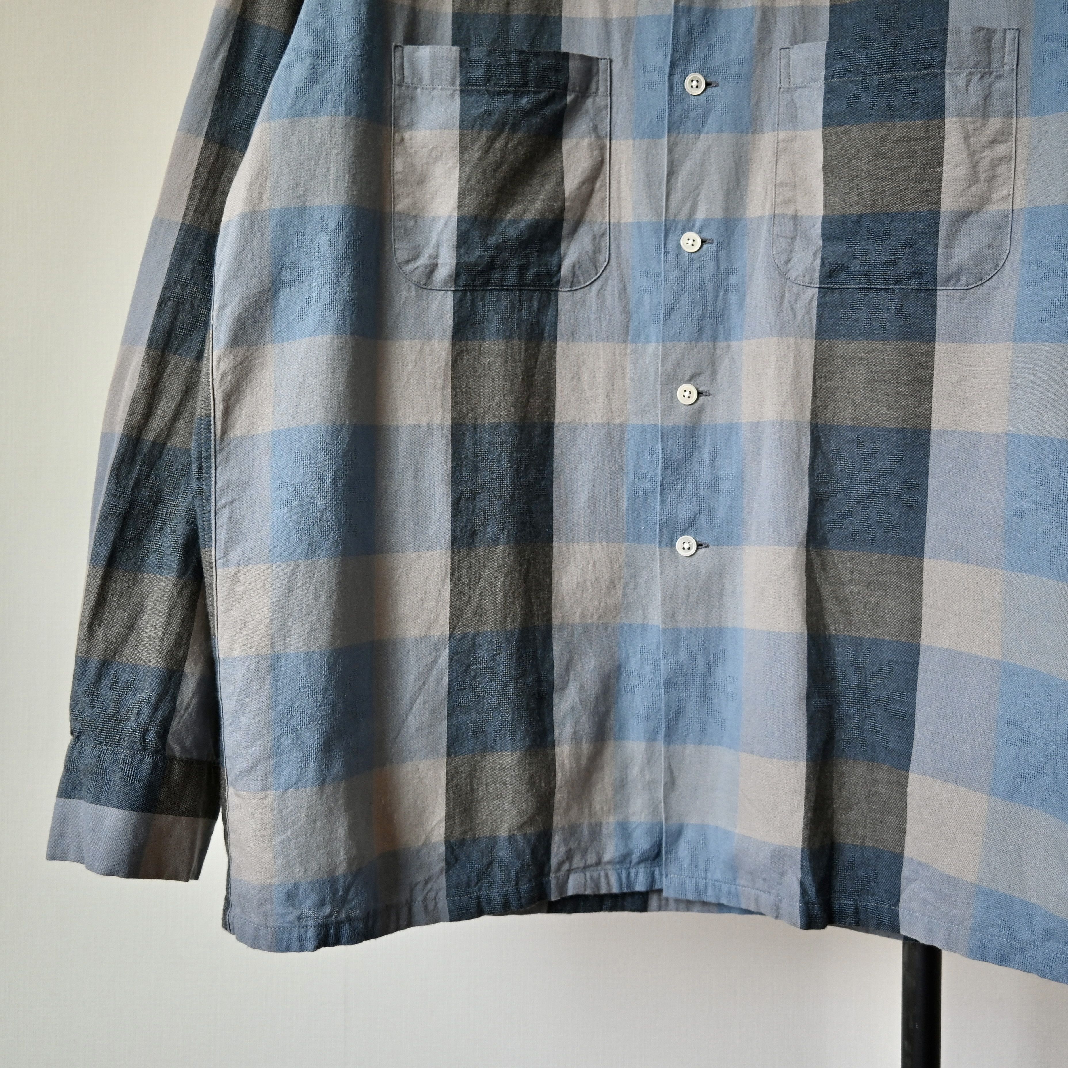 Beams Plus BEAMS Plus openwork block plaid square shirt made in Japan Size US M / EU 48-50 / 2 - 8 Thumbnail