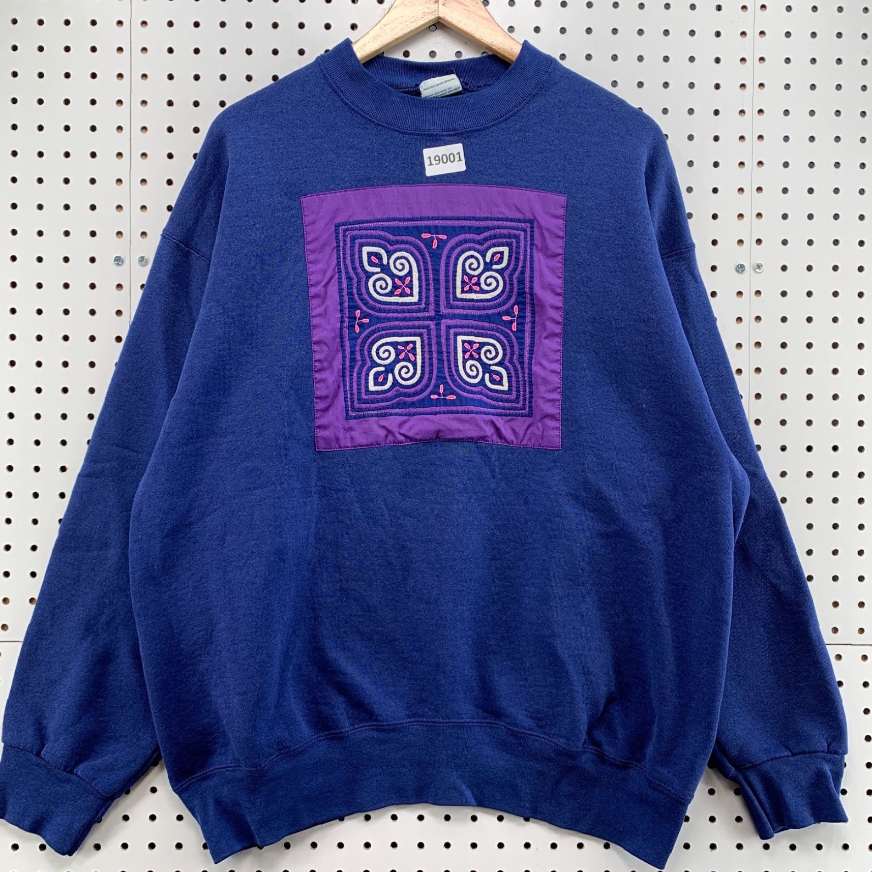 ESPIRIT VINTAGE Pro Spirit Select Sweats Shirt Unisex Adults XLT Purple Navy Crew Neck Pullover 24.5x28 Mens Womens Boys Girls Size US XL / EU 56 / 4 - 7 Thumbnail