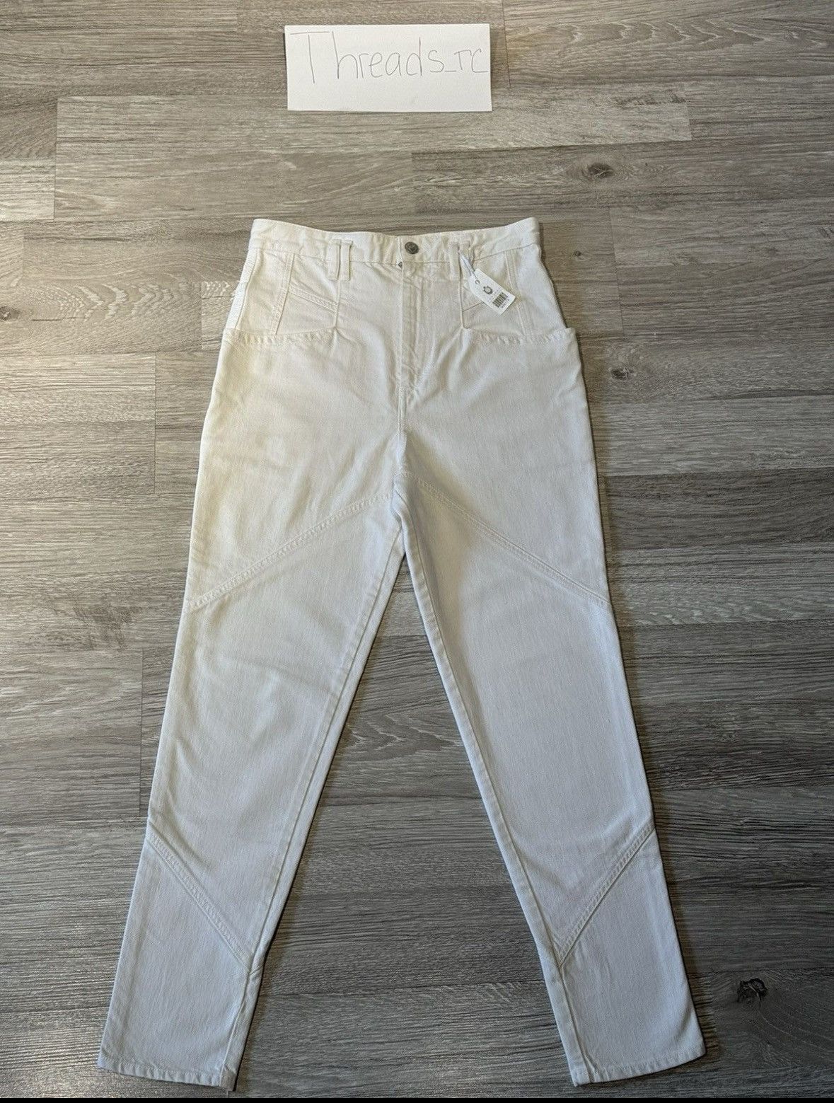 Isabel Marant ISABEL MARANT Nadeloisa High-Rise Jeans Size 25" / US 0 / IT 36 - 5 Thumbnail