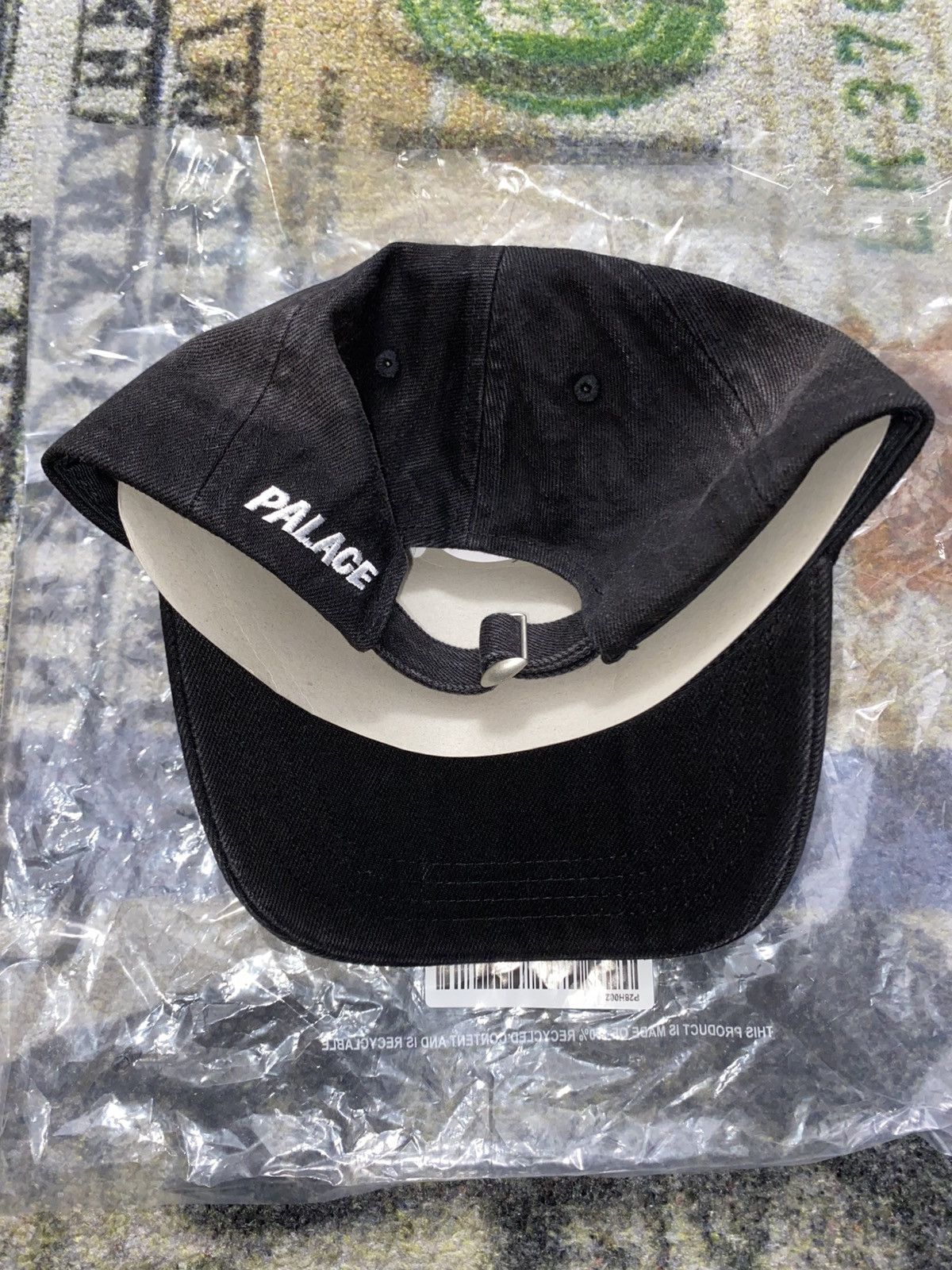 Palace Palace Denim P 6-Panel Sand Wash Black Size ONE SIZE - 3 Thumbnail