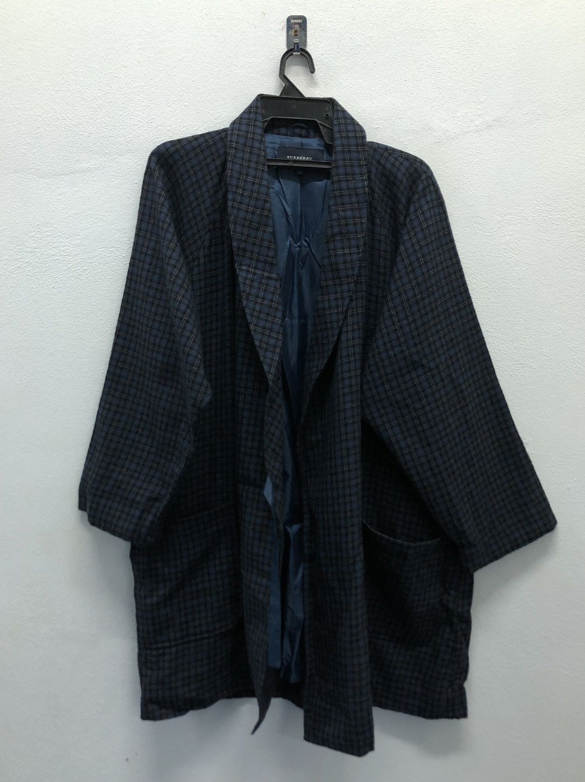 Burberry × Vintage Vintage Burberry London Long Cardigan Blazer Size L / US 10 / IT 46 - 1 Thumbnail