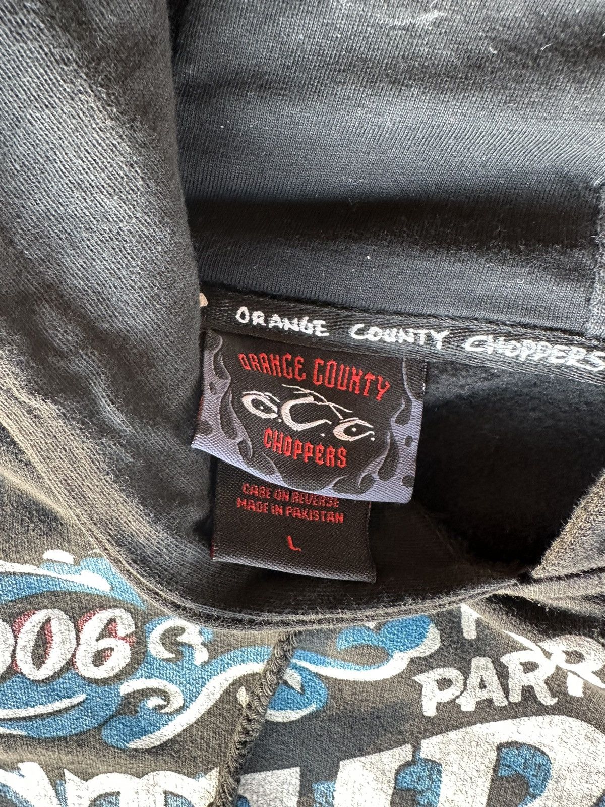 Vintage Orange County Choppers Hoodie Size US L / EU 52-54 / 3 - 3 Thumbnail