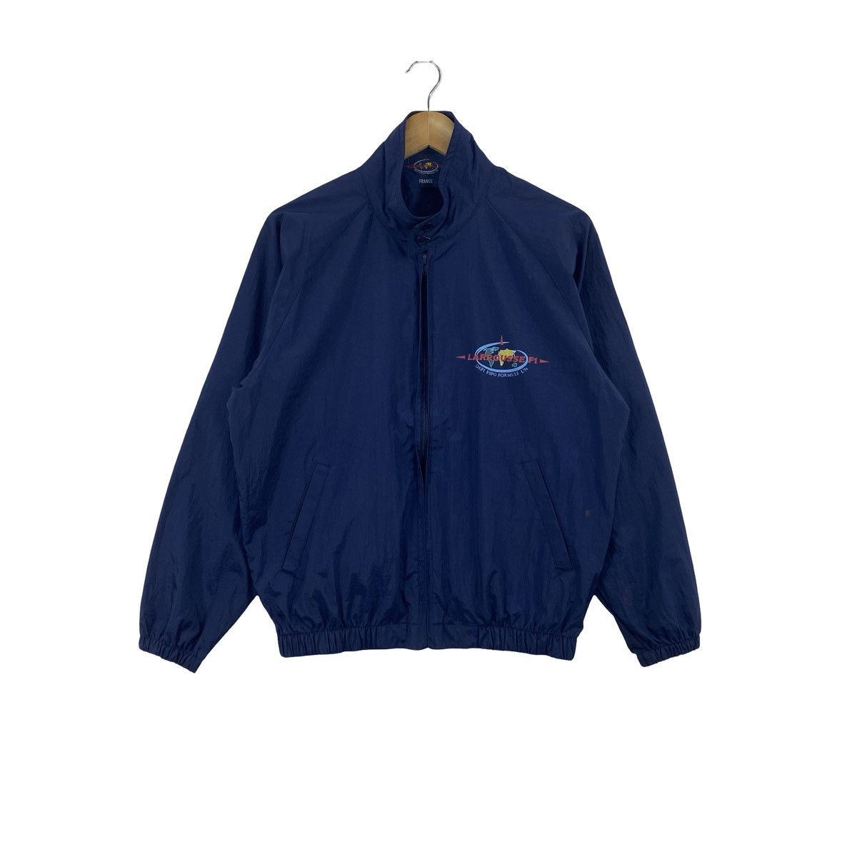 Vintage Vintage LARROUSSE F1 France Formula One Racing Windbreaker Size US XXL / EU 58 / 5 - 1 Thumbnail