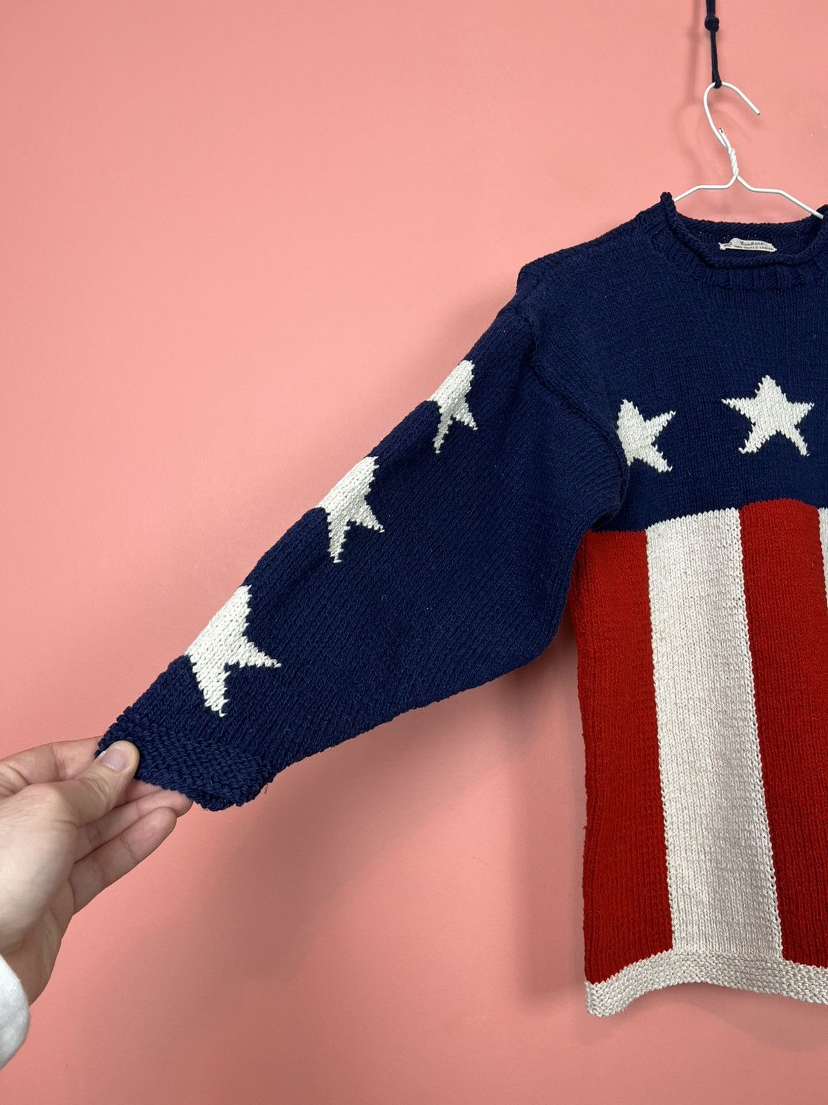 Other USA hard knit sweatshirt sweater vintage rare flag star Size US XS / EU 42 / 0 - 2 Thumbnail