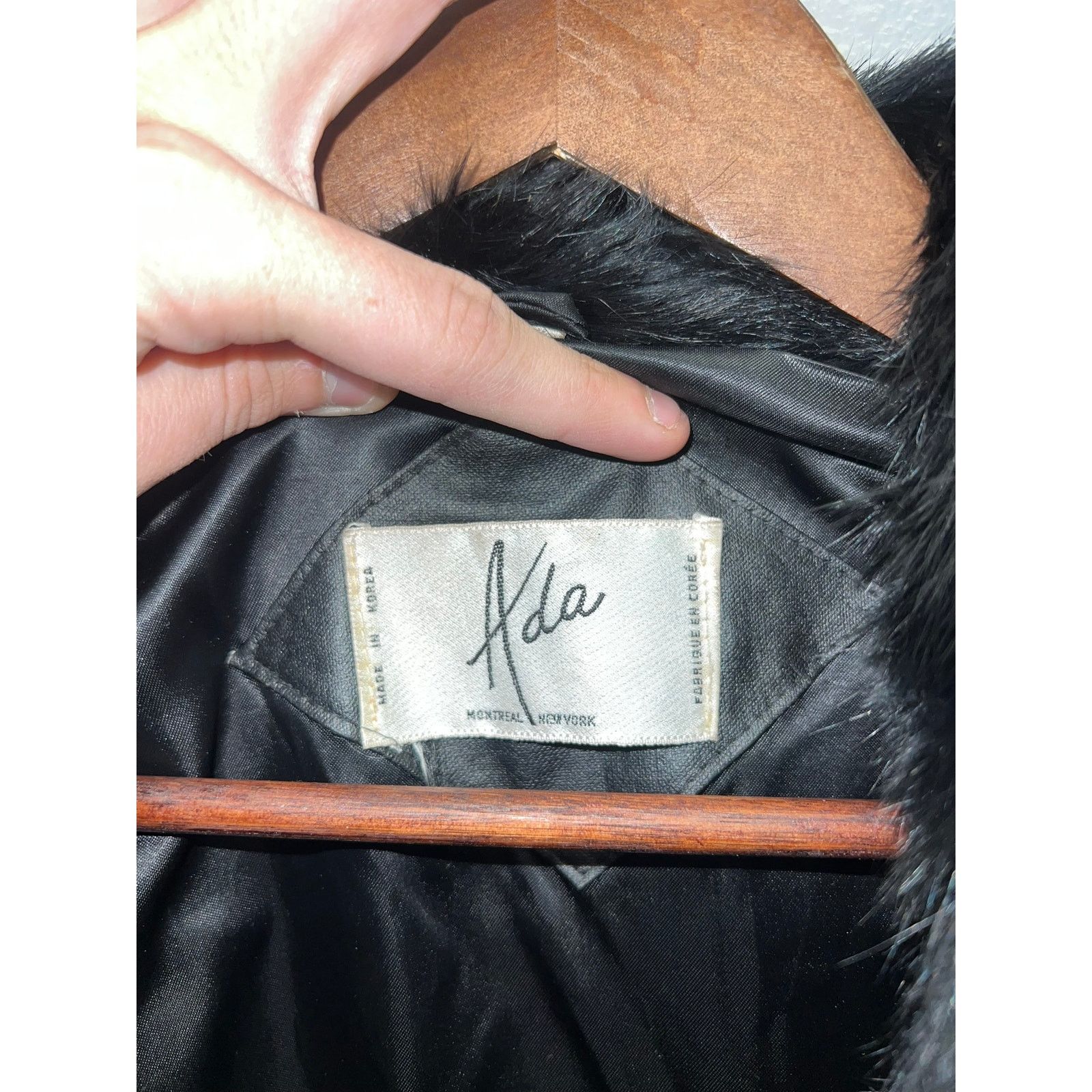 Vintage Vintage Ada Rabbit Fur Coat Black Dyed Montreal VTG Medium Size M / US 6-8 / IT 42-44 - 7 Thumbnail