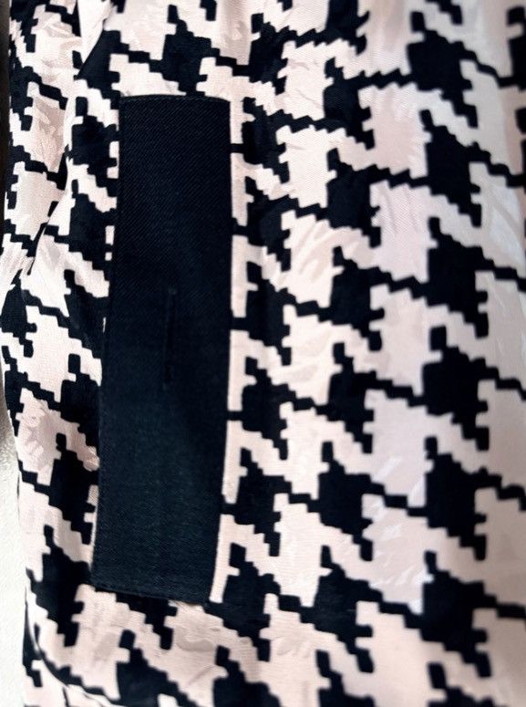 Other Vintage St Gillian Petites Houndstooth Silk Dress Blush Size S / US 4 / IT 40 - 9 Thumbnail