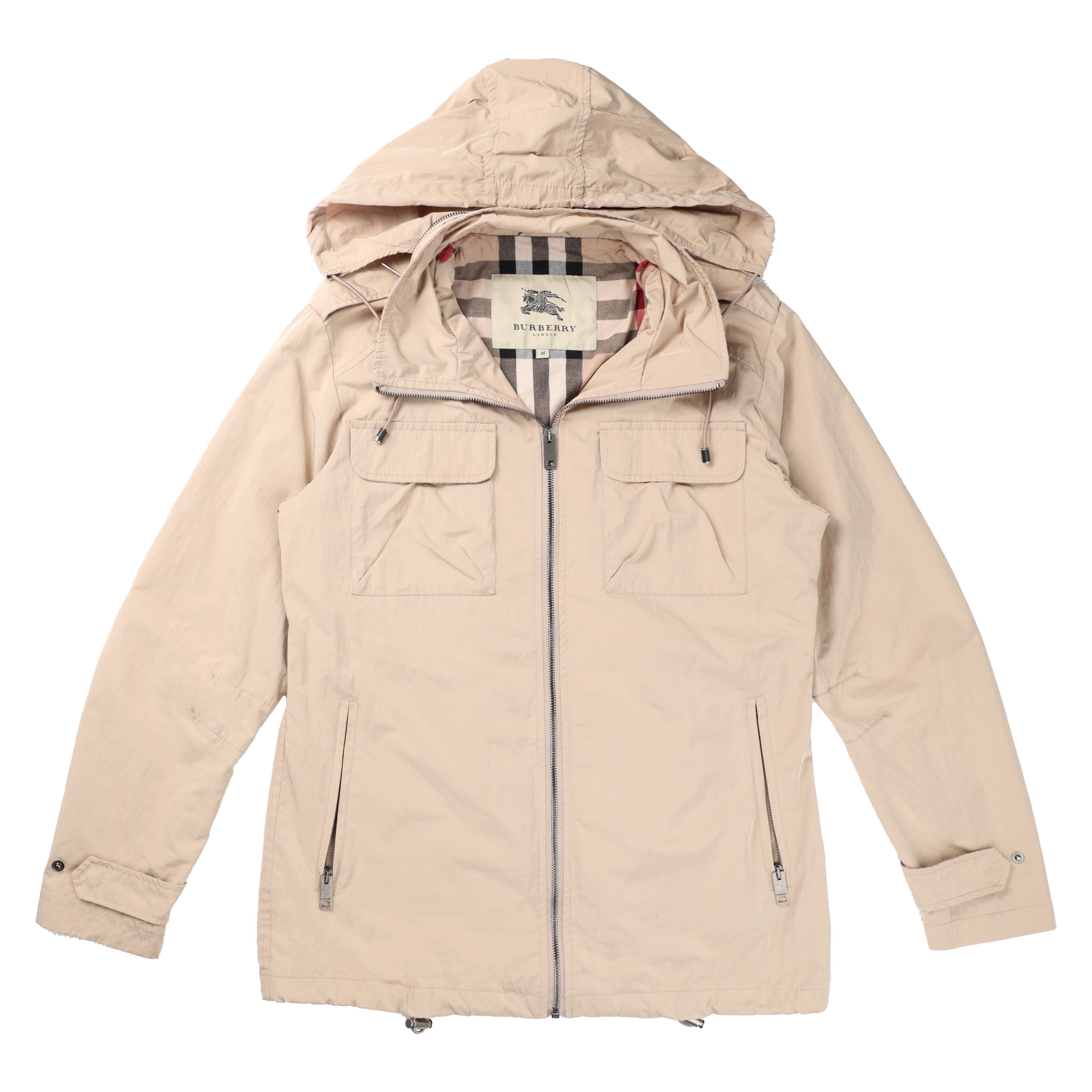 Burberry Vintage Burberry Nova Check Hooded Jacket Size US M / EU 48-50 / 2 - 1 Thumbnail
