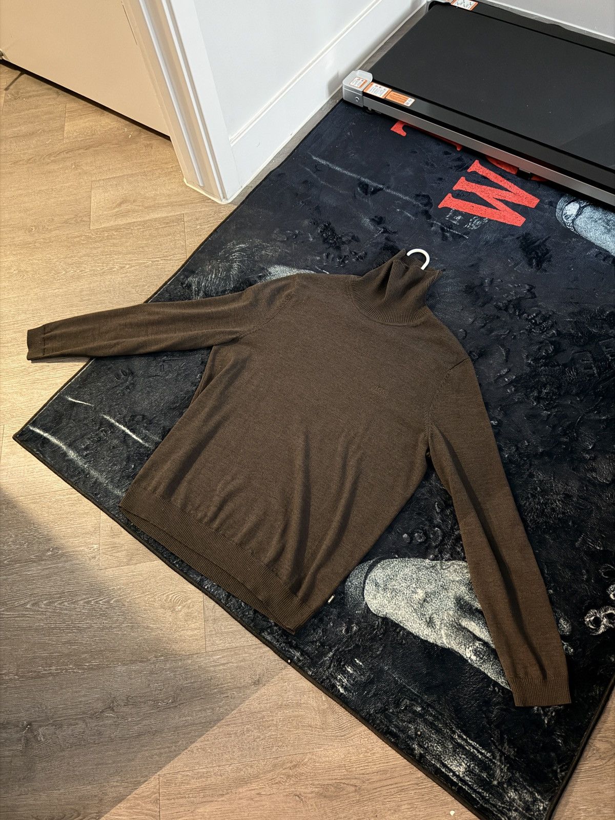 Hugo Boss Hugo Boss Brown Turtle-Neck Knit Sweater Size US M / EU 48-50 / 2 - 1 Thumbnail