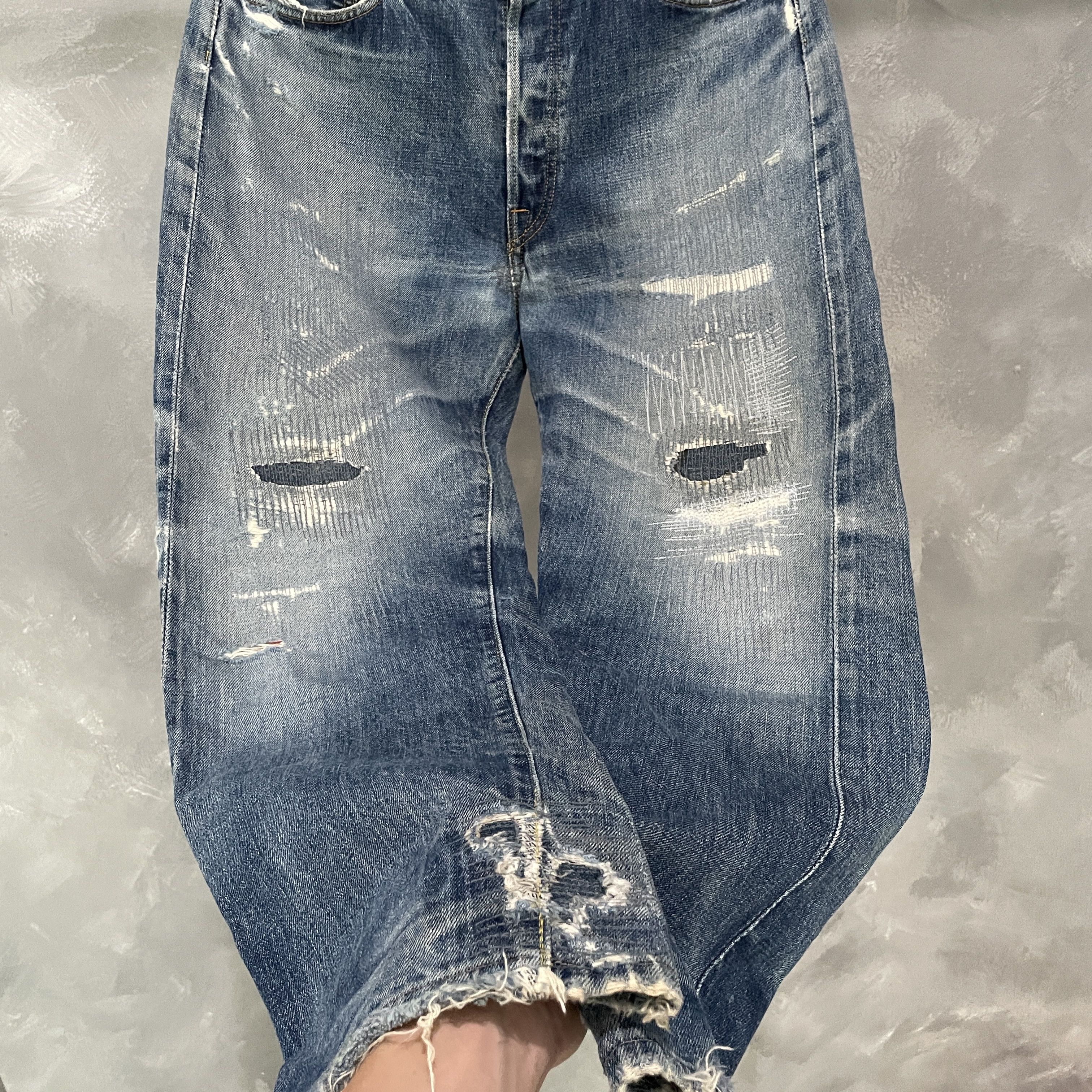 Kamakura Vintage Boro Jeans by Kamakura Red Selvedge Size US 30 / EU 46 - 6 Thumbnail