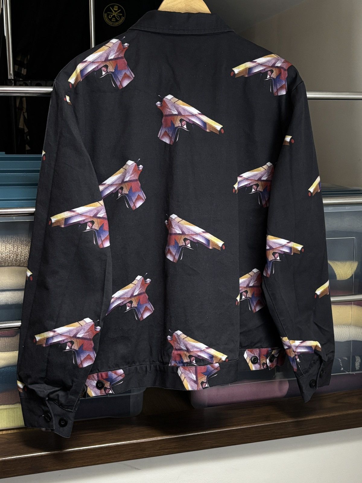 Supreme Supreme Alessandro Mendini Vintage Zip Work Jacket Gun Rare Size US XL / EU 56 / 4 - 5 Thumbnail