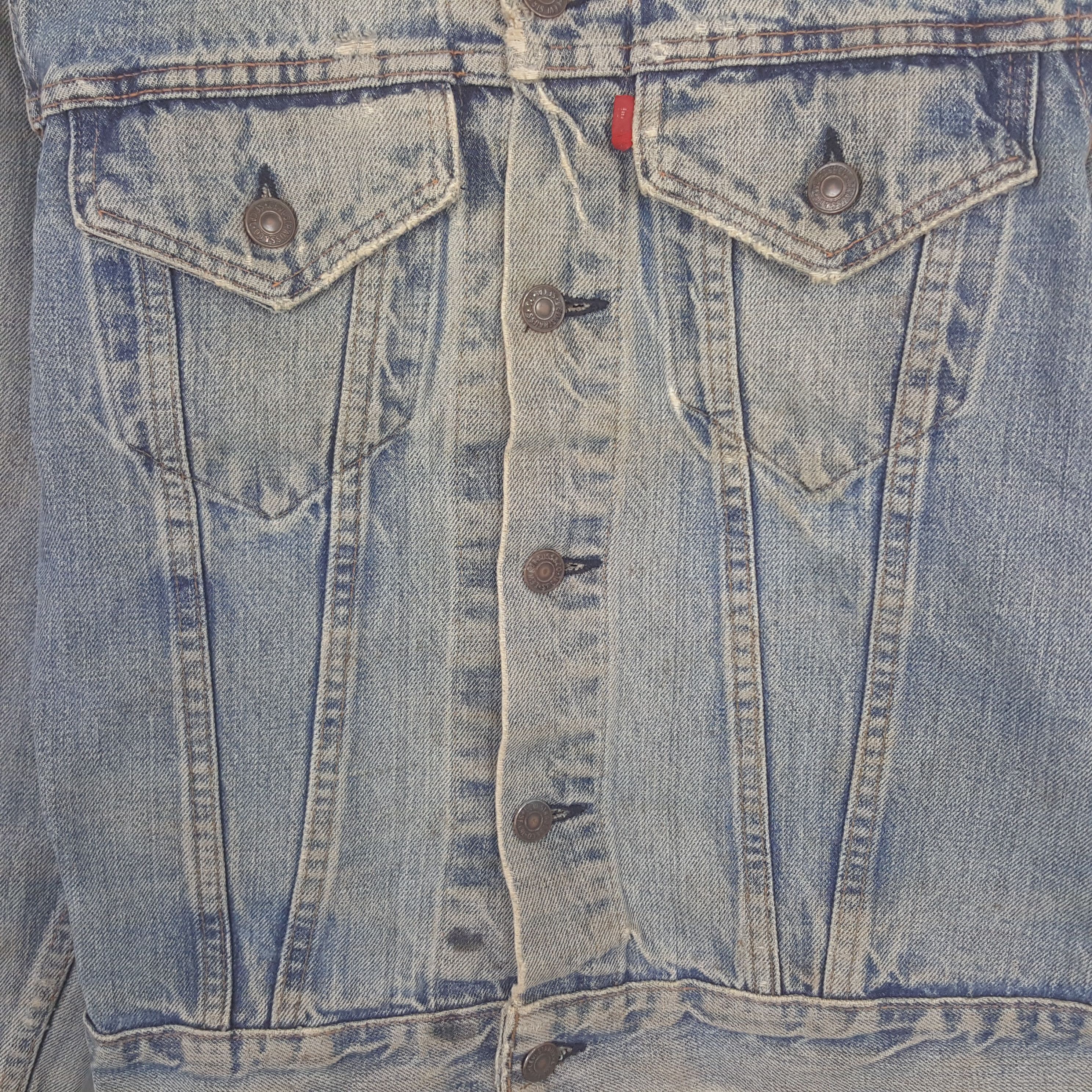 Levi's Vintage Levi's Bikers Denim Jacket Size US XS / EU 42 / 0 - 2 Thumbnail