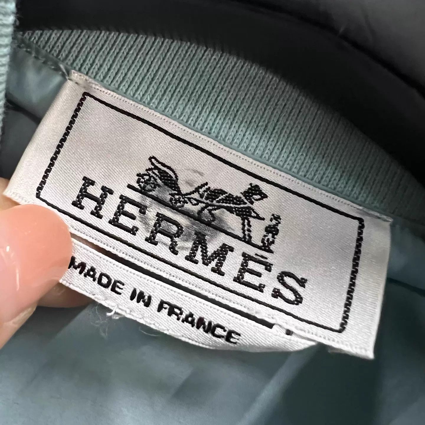 Hermes HERMES Light Blue Half-Zip Shirt size pic 98 New Size US L / EU 52-54 / 3 - 2 Thumbnail