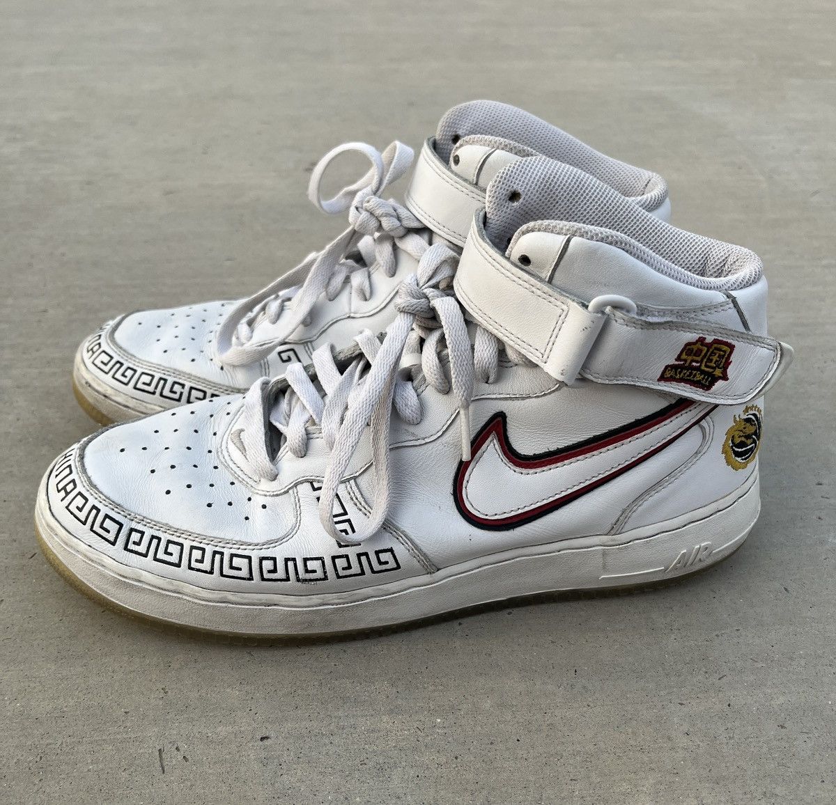 Nike Air Force 'China' Mid Chinese Basketball Sneakers
