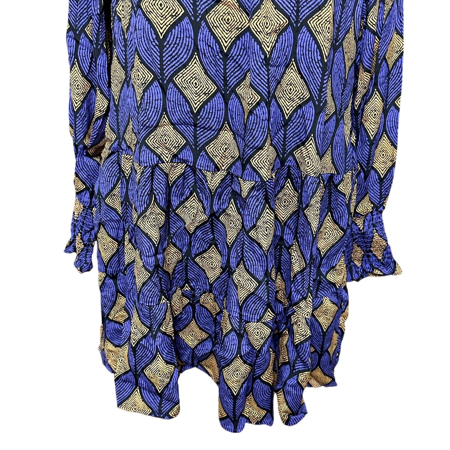 Other Melloday Mini Dress Geometric High Neck Purple Orange XS Size XS / US 0-2 / IT 36-38 - 4 Thumbnail