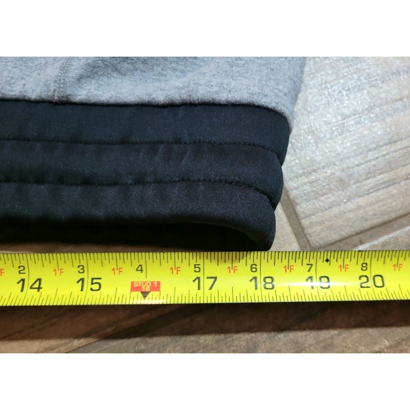 Vintage BYLT Jogger Pants Mens 2XL Gray Black Zipper Pockets Drawstring Size US 39 - 4 Thumbnail