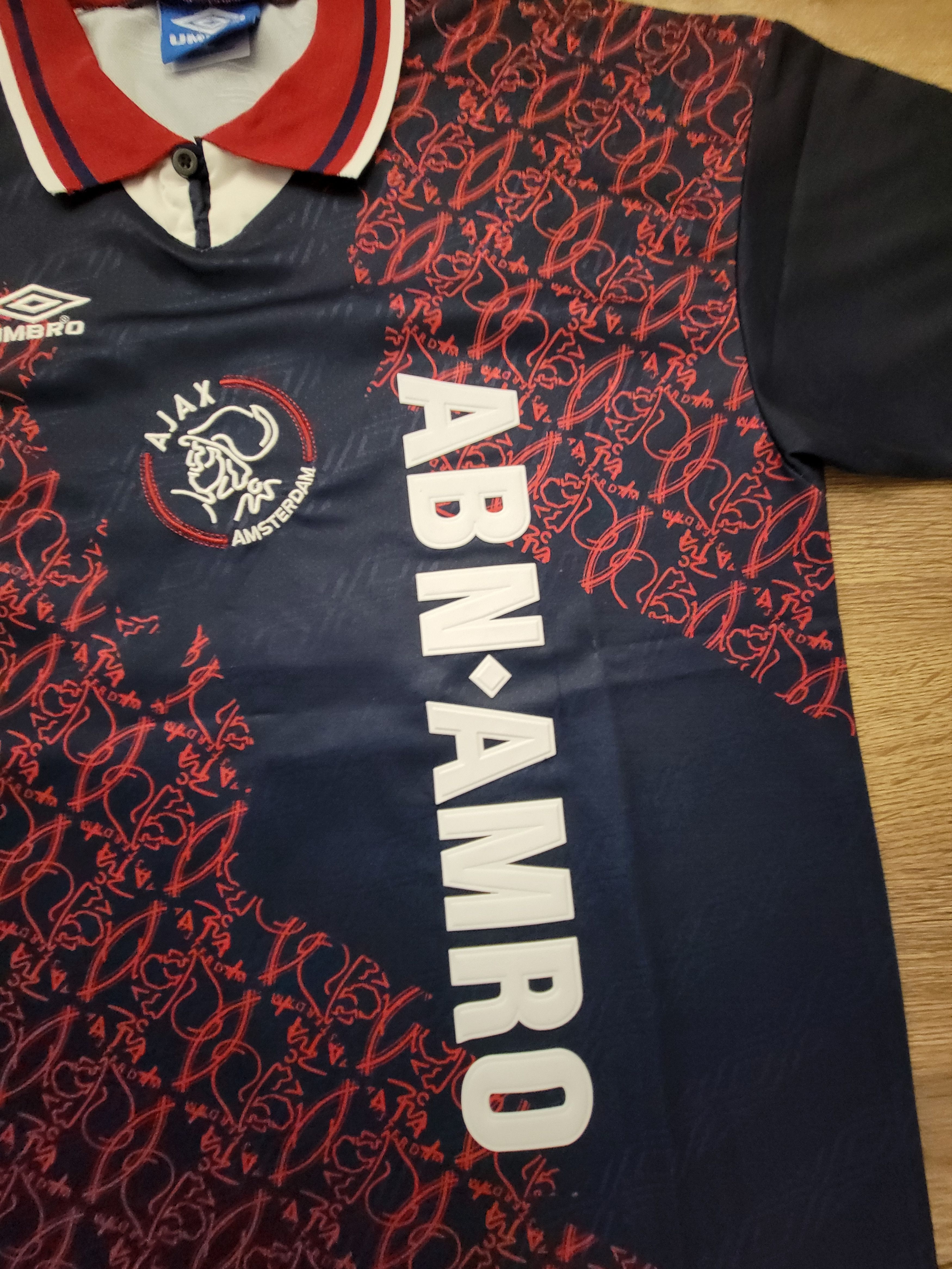 Other Rijkaard 4 Ajax 1994/1995 Vintage Soccer Jersey Trikot Size US L / EU 52-54 / 3 - 3 Thumbnail
