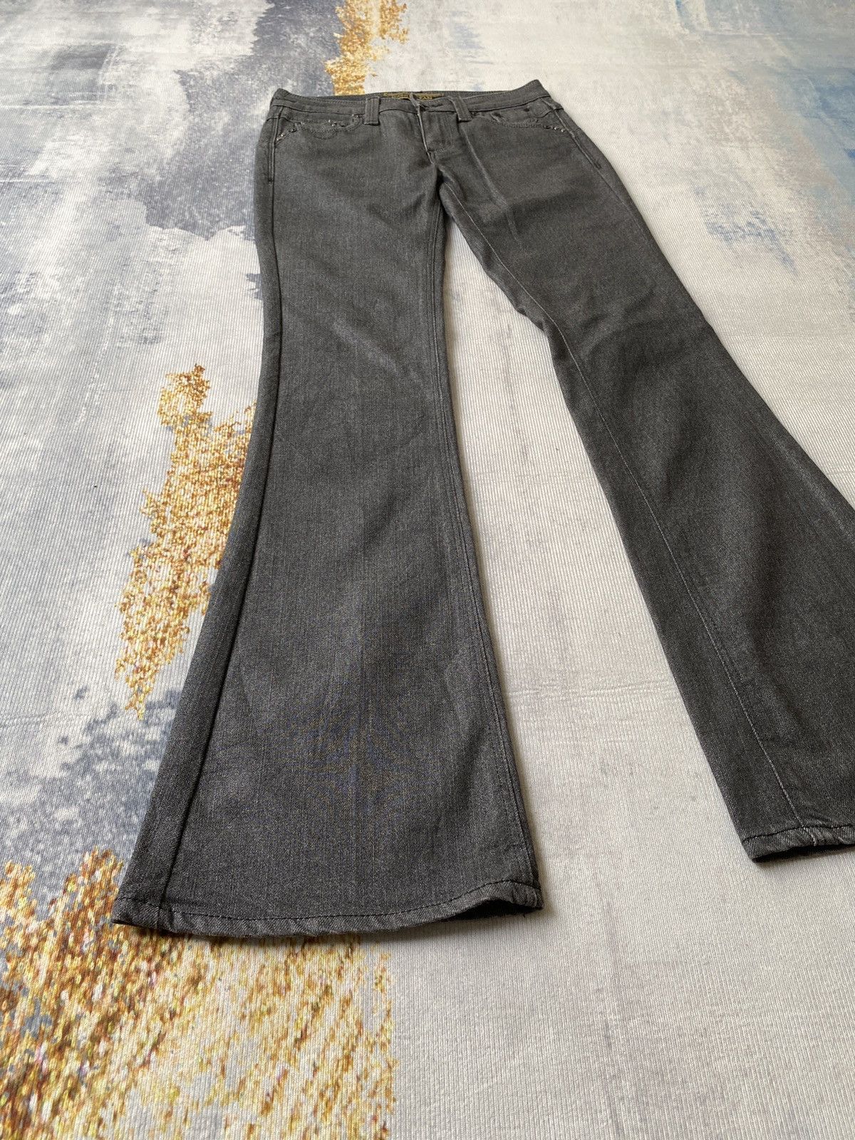 Edwin × If Six Was Nine × Japanese Brand Vienus Jeans Something By Edwin Low Rise Flare Jeans Size 26" / US 2 / IT 38 - 3 Thumbnail