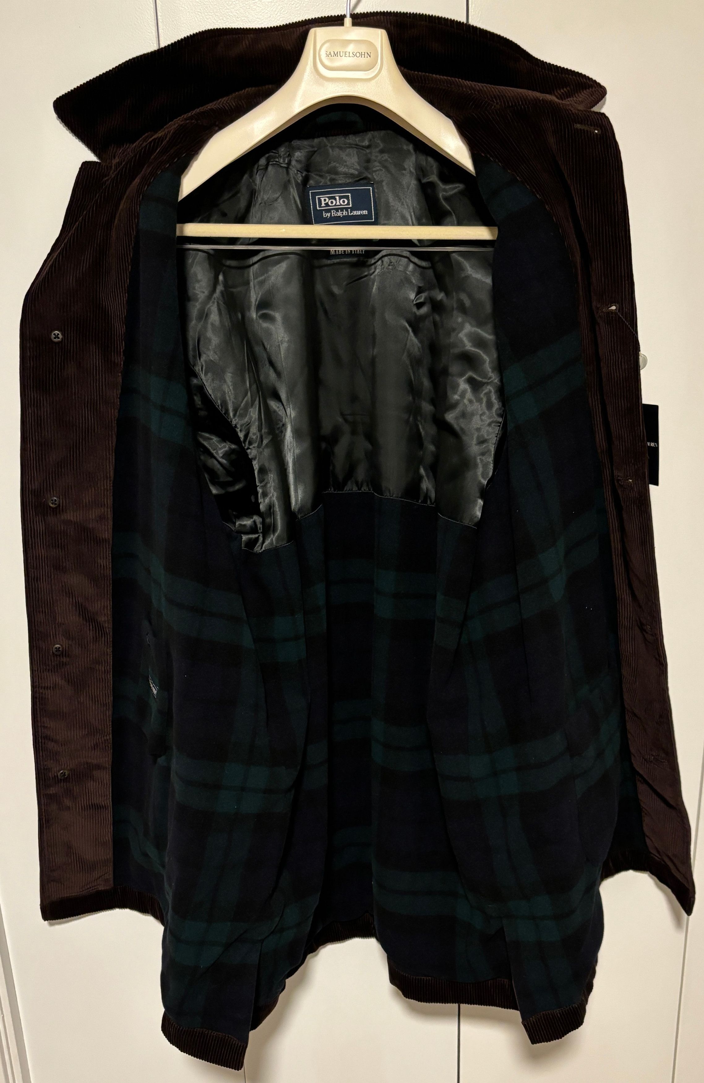 Polo Ralph Lauren BNWT Corneliani Brown Corduroy Overcoat/ Jacket XL-XXL Size US XXL / EU 58 / 5 - 12 Thumbnail