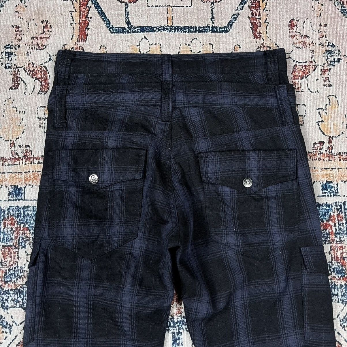 Japanese Brand Y2K Double Waist LGB Style Multi Pocket Tartan Size US 29 - 7 Thumbnail