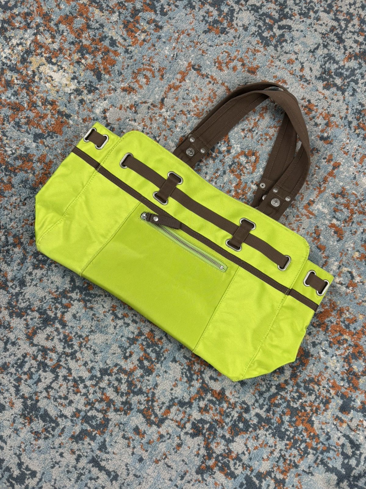 George Gina & Lucy × Vintage Vintage Y2K George Gina & Lucy baggy smith neon green bag Size ONE SIZE - 4 Thumbnail
