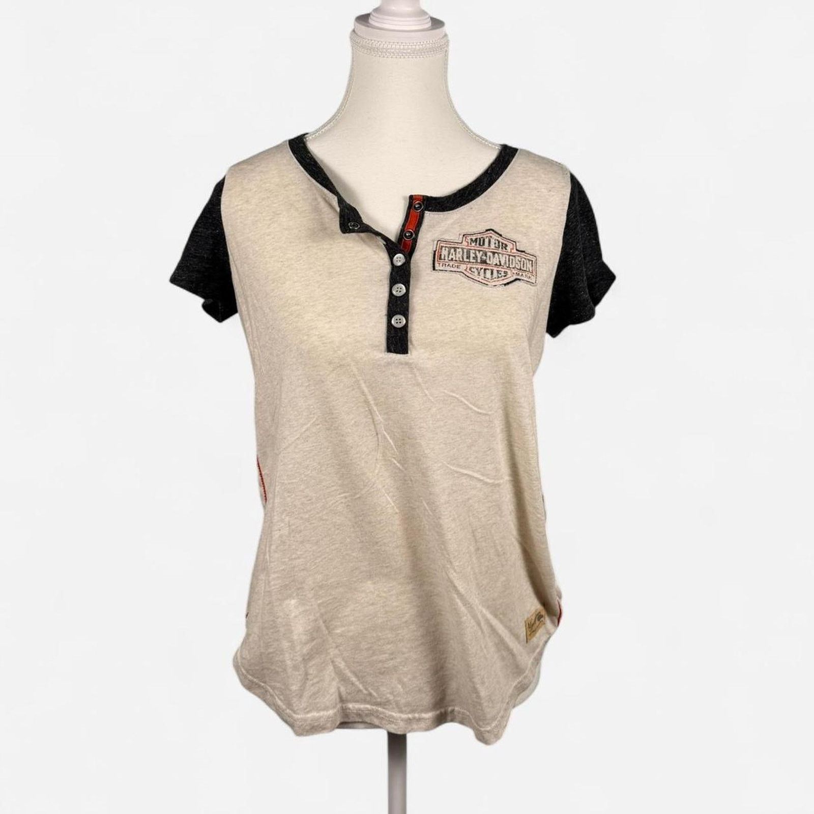 Harley Davidson Harley davidson cream and black Size M / US 6-8 / IT 42-44 - 1 Thumbnail