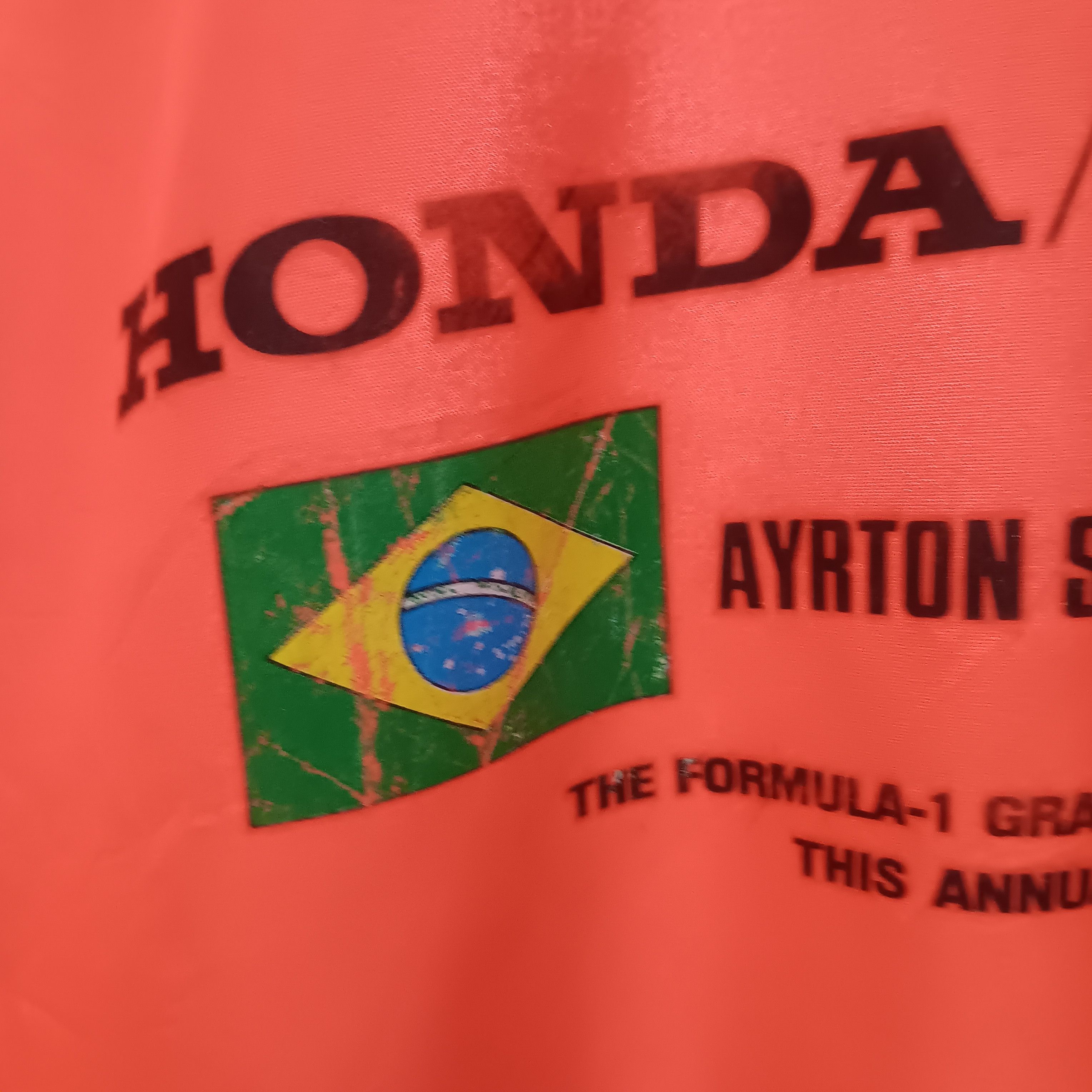 Formula 1 × Vintage Vintage Honda F1 racing team AYRTON SENNA jacket Size US L / EU 52-54 / 3 - 8 Thumbnail