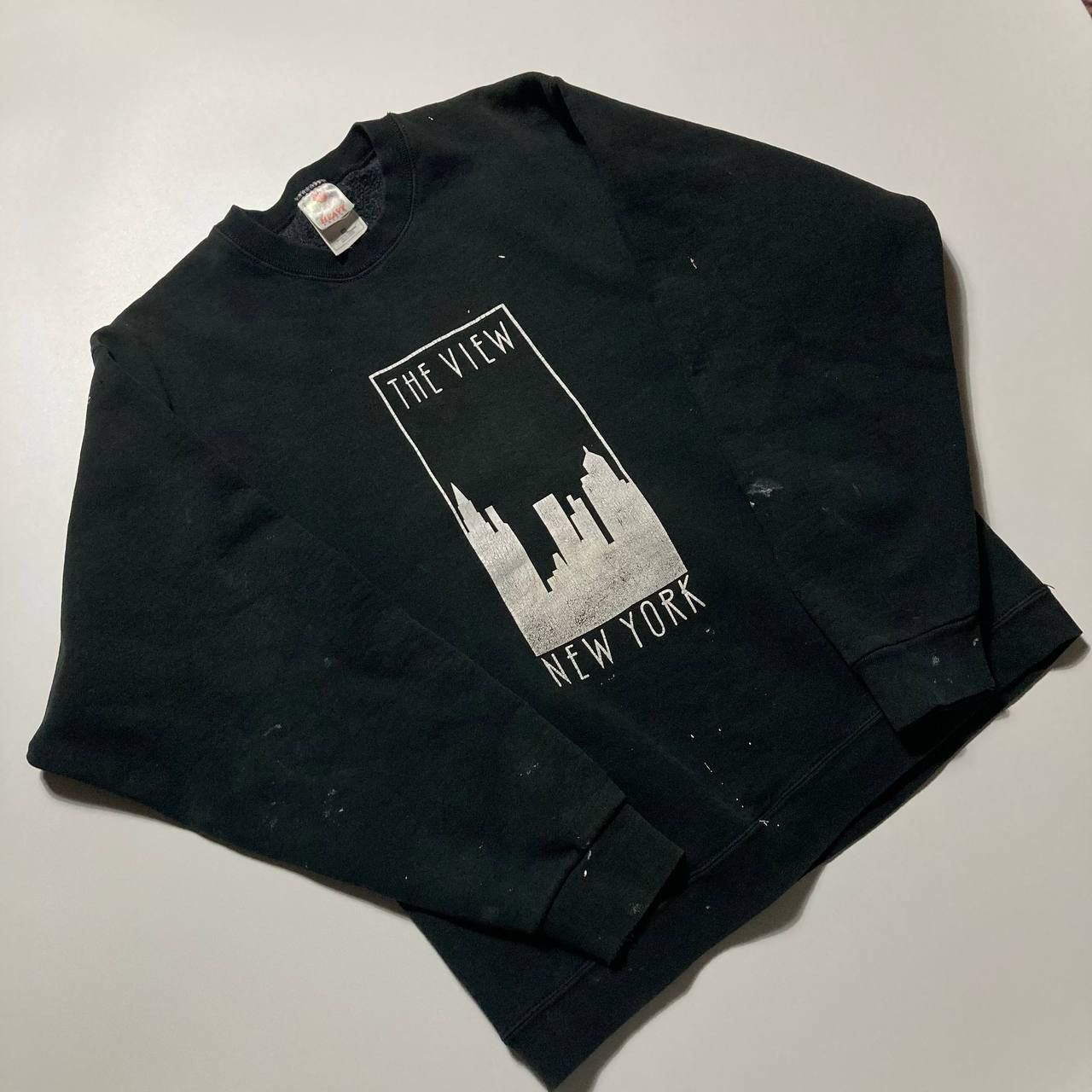 Arts & Science Vintage New York City Marriott Hotel Distressed Sweatshirt Size US M / EU 48-50 / 2 - 1 Thumbnail